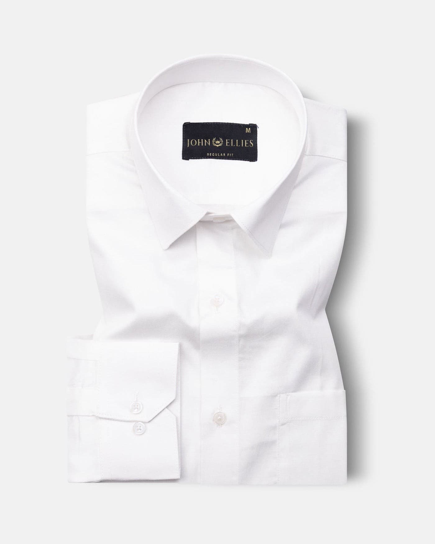 Crozet Parry Premium White Giza Cotton Shirt