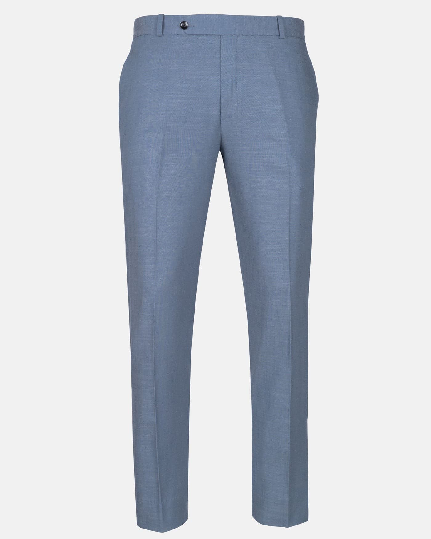 Zalix Blue Linen Formal Pant