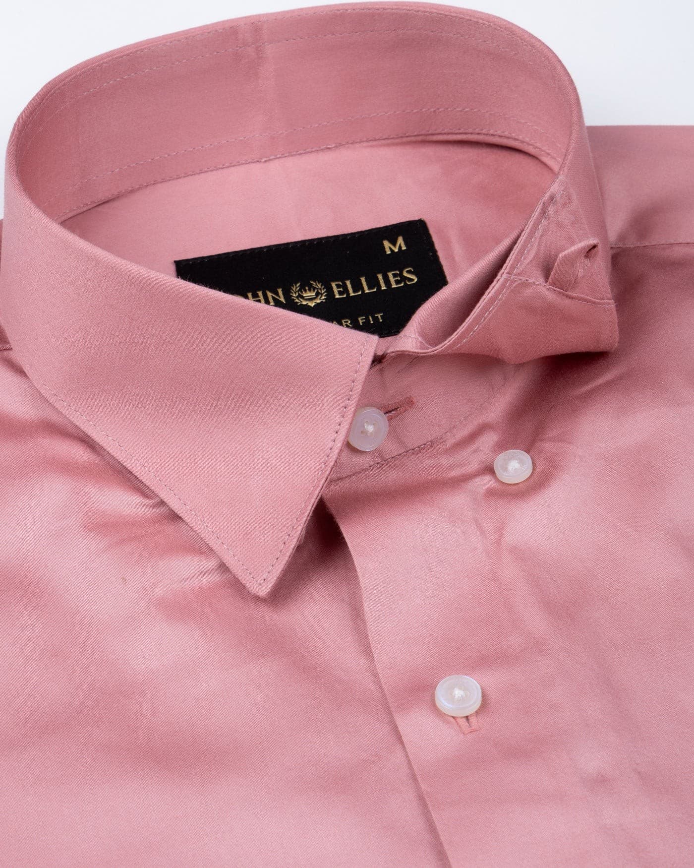 Rostin Flamingo Hidden Button Down Giza Cotton Shirt