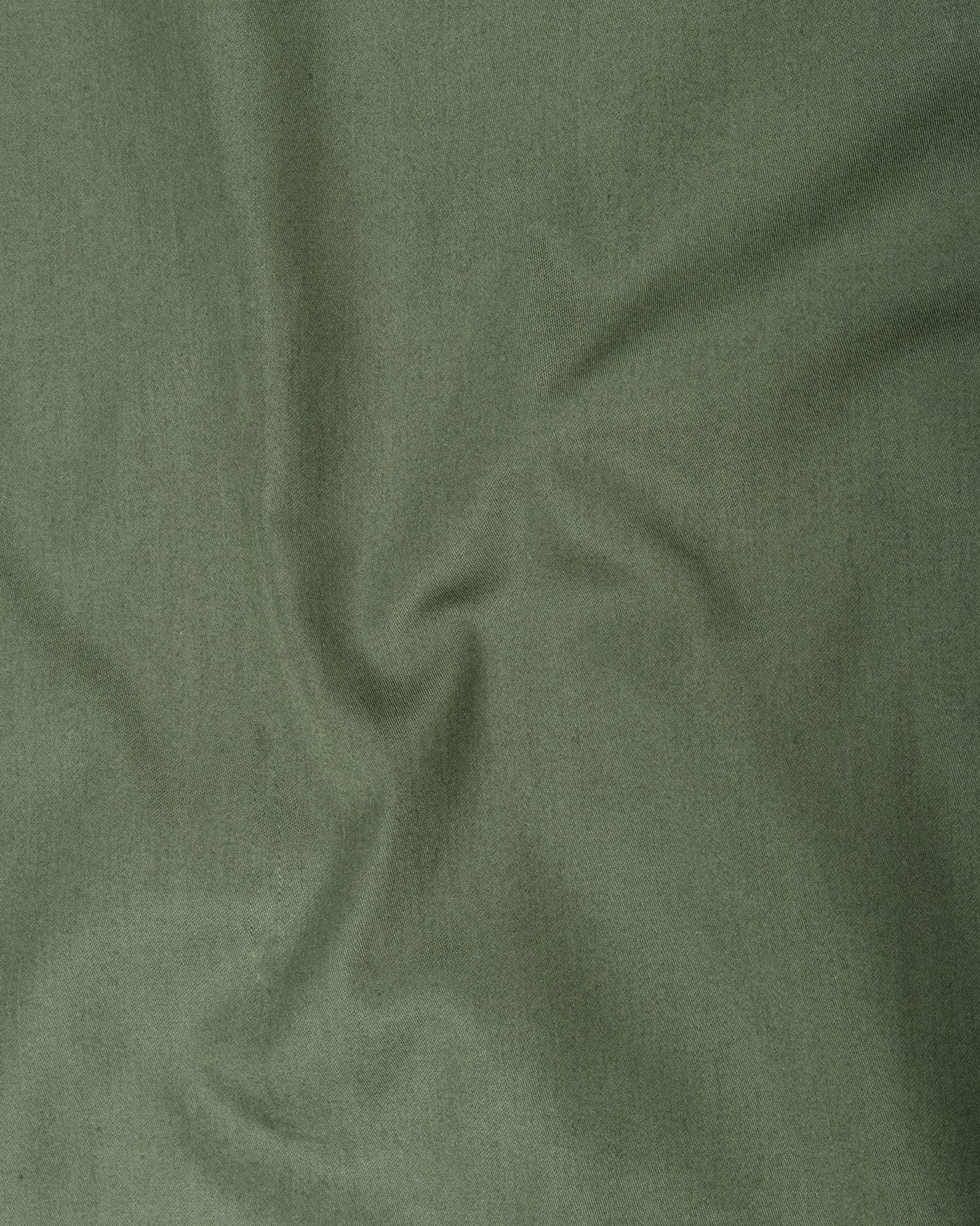 Rostin Green Hidden Button Down Giza Cotton Shirt
