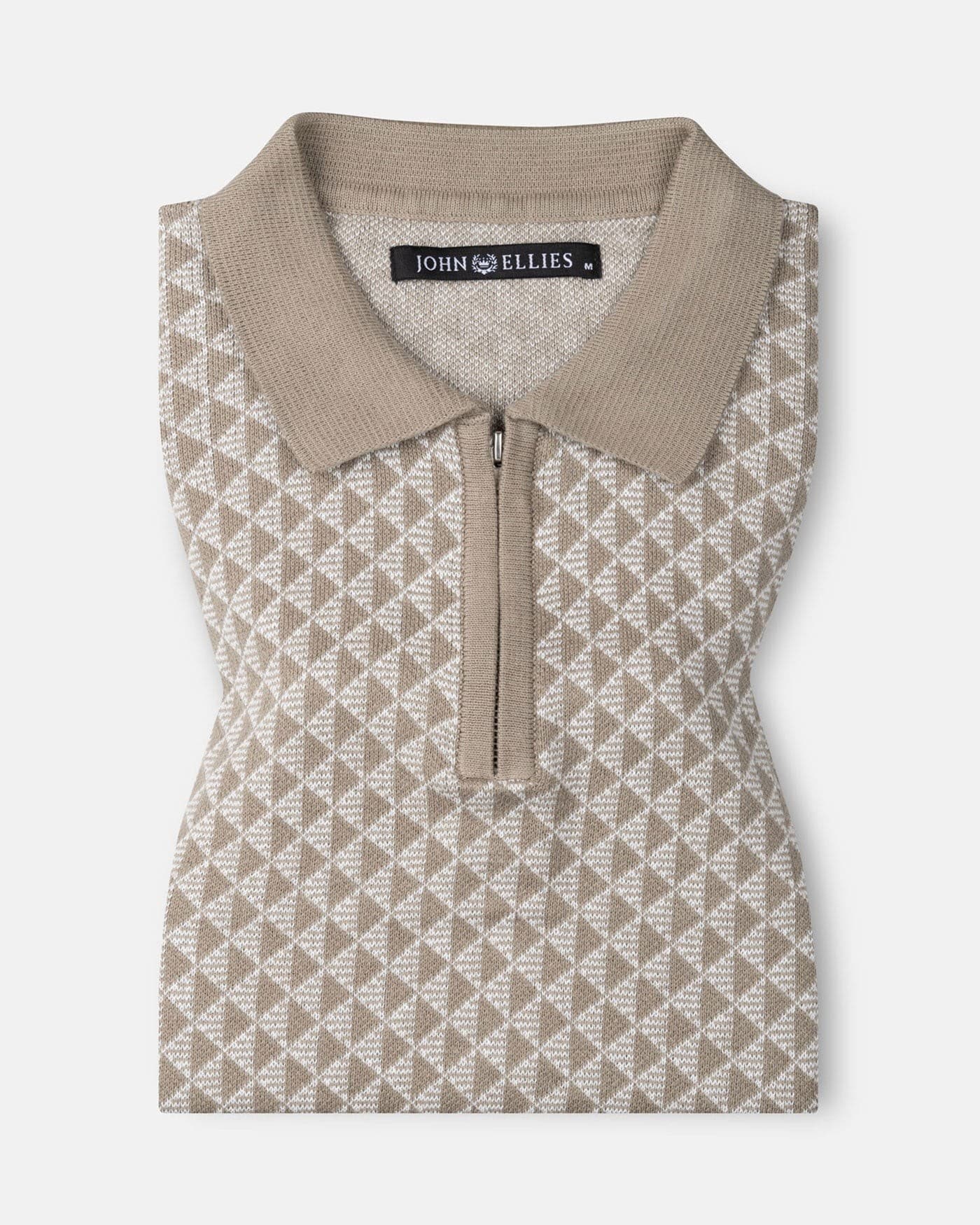 Sailros Cream Cotton Polo T-Shirt