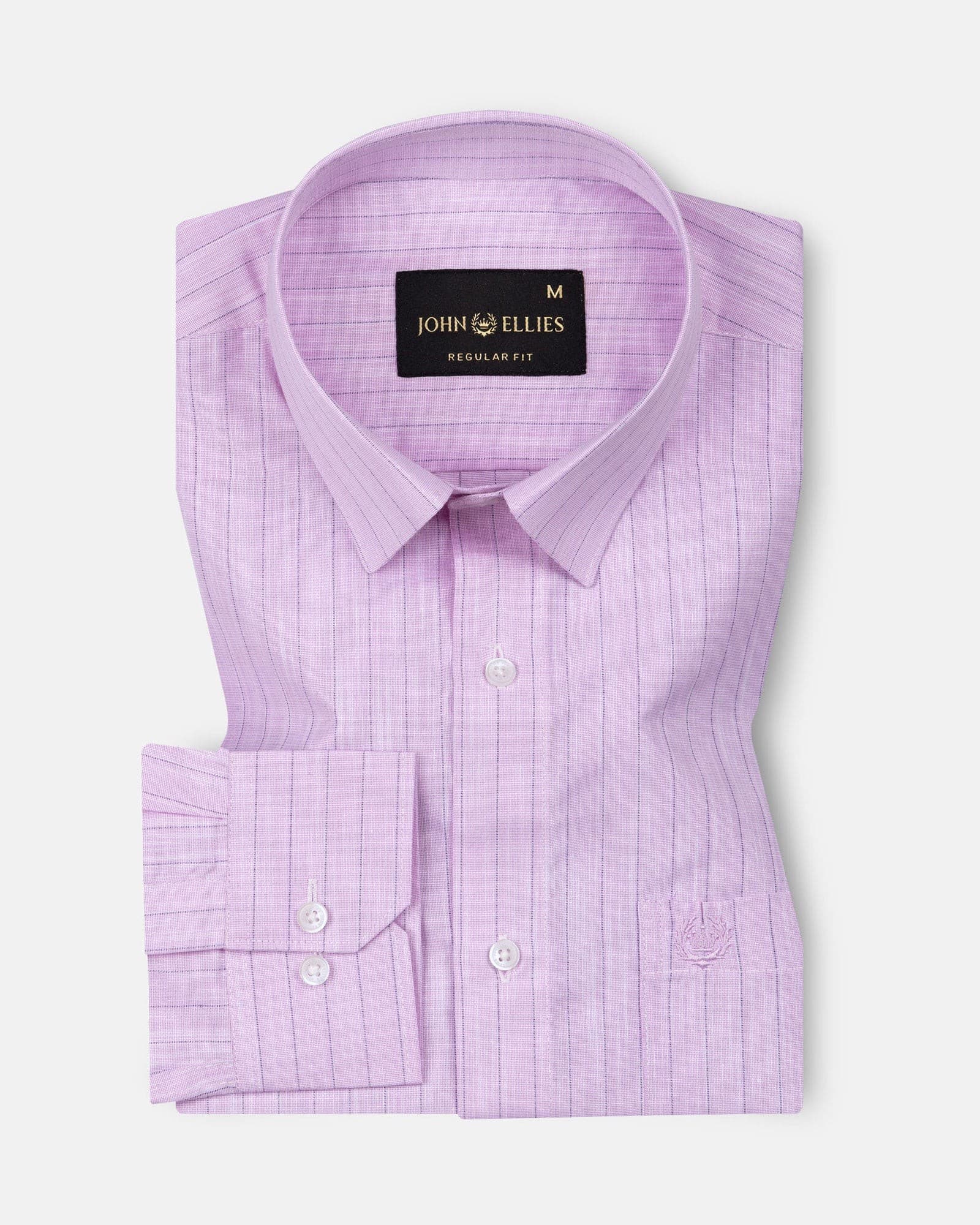 Tonner Lavender Stripe Cotton Shirt