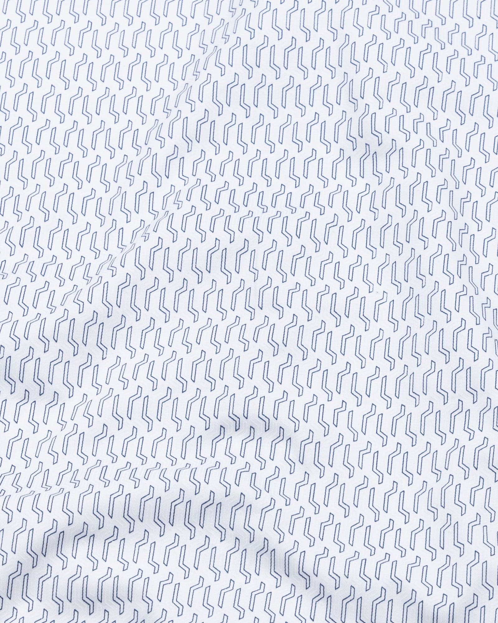 Meirox Blue Cotton Printed Shirt