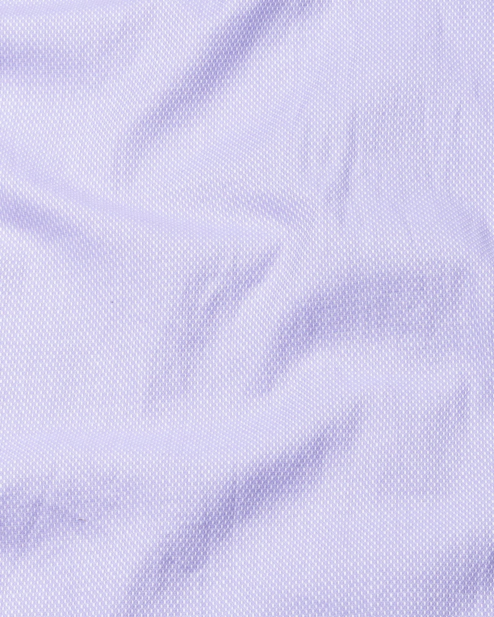 Fuanto Lavender Textured Cutaway Cotton Shirt