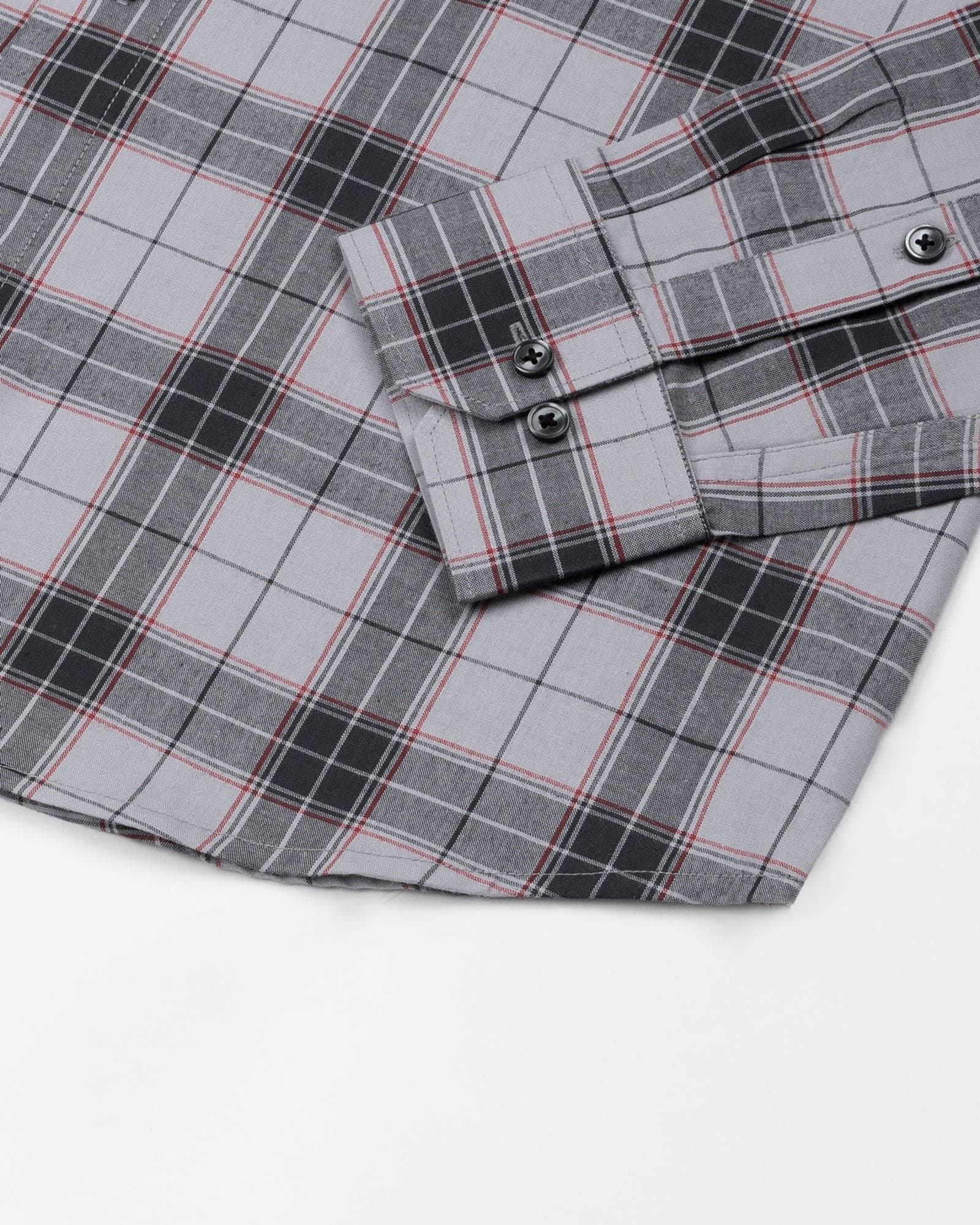 Wren Silver Check Cotton Shirt