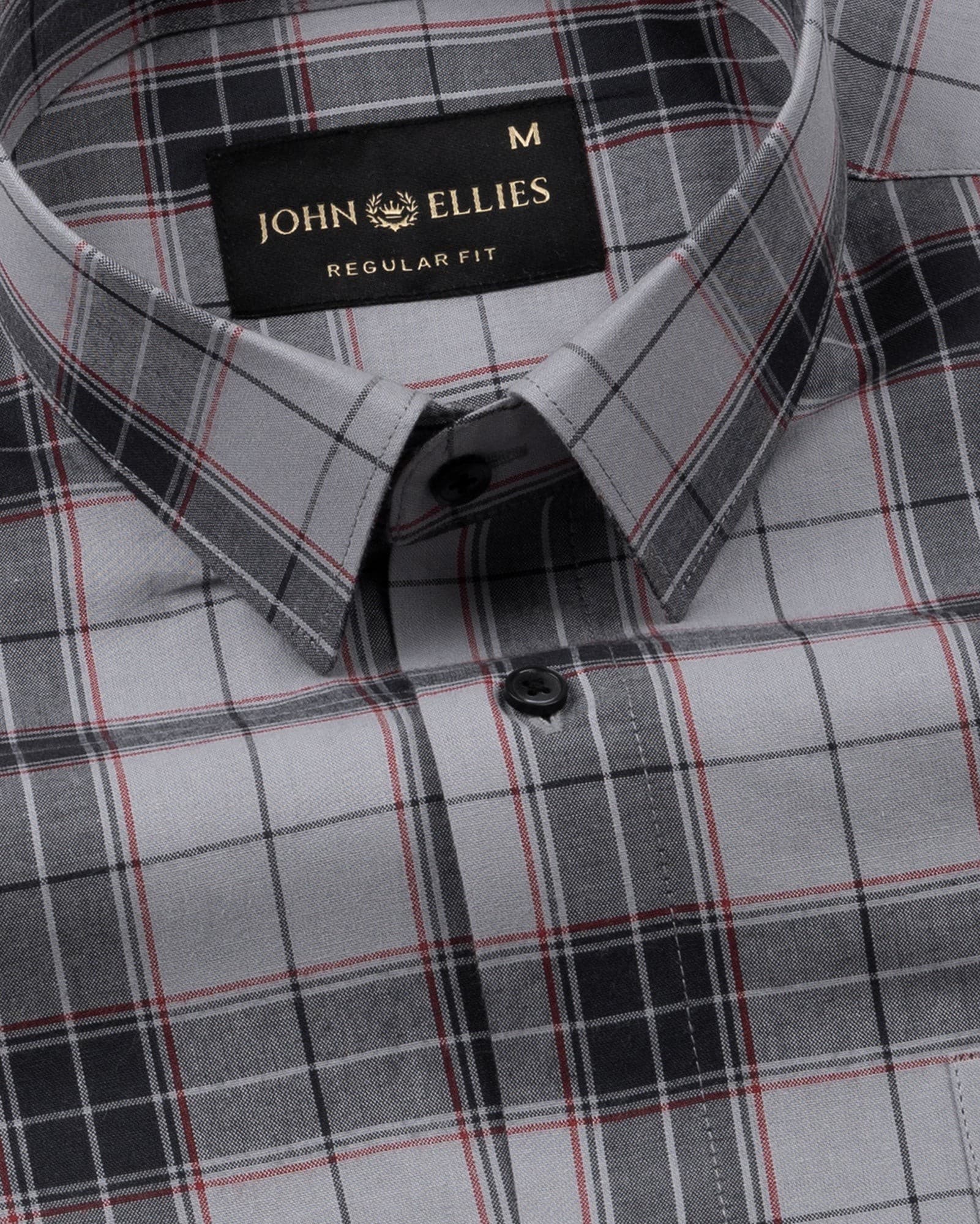 Wren Silver Check Cotton Shirt