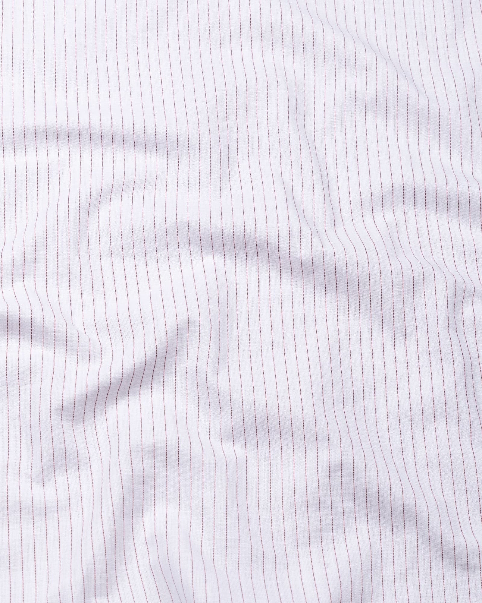Solak Maroon Stripe Linen Shirt