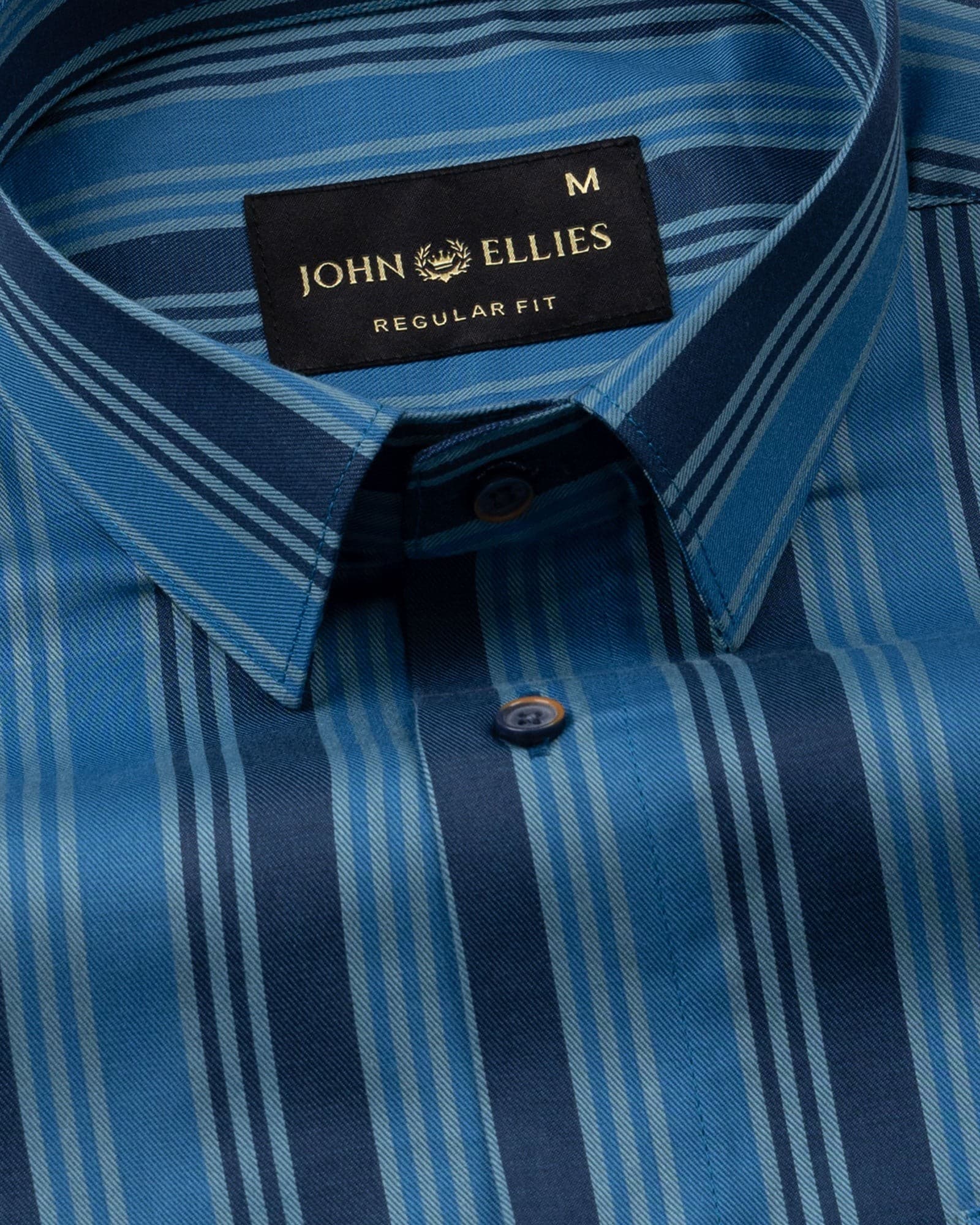 Halerk Blue Stripes Premium Cotton Shirt