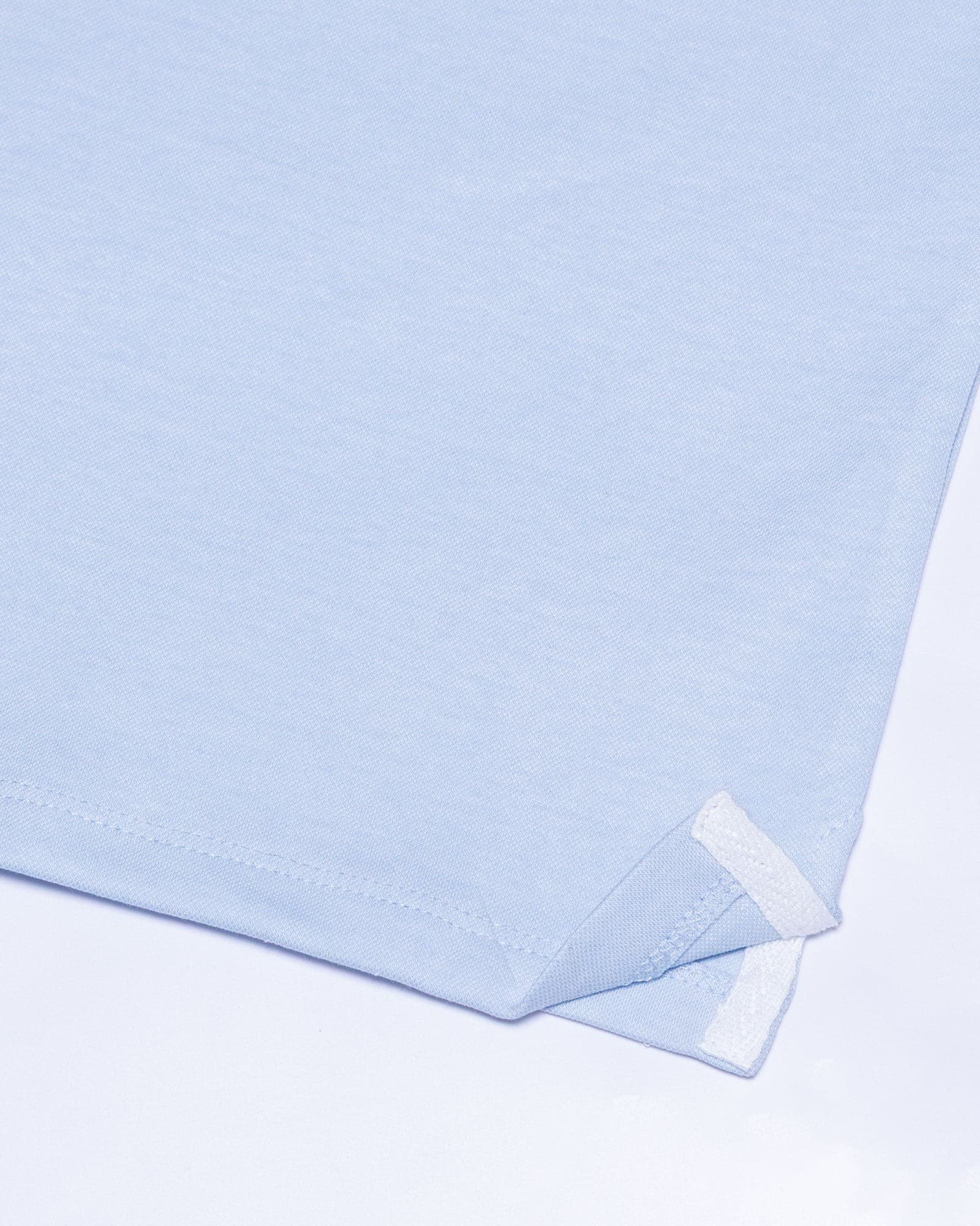 Kord Sky Blue Cotton Polo T-Shirt