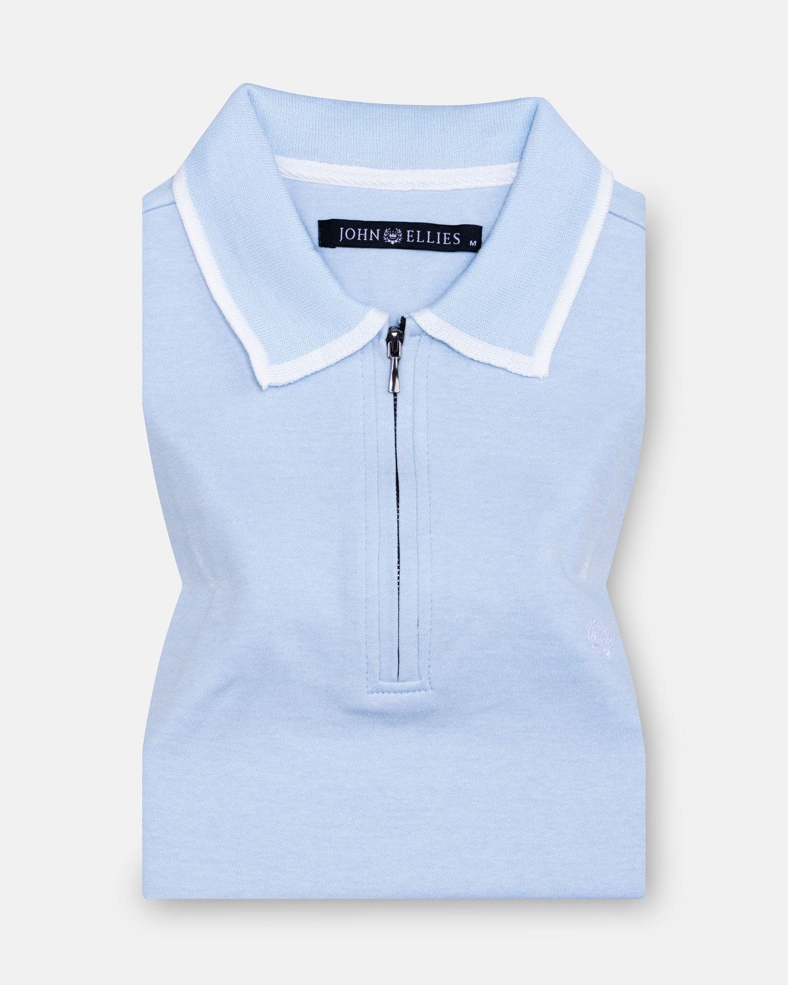 Kord Sky Blue Cotton Polo T-Shirt