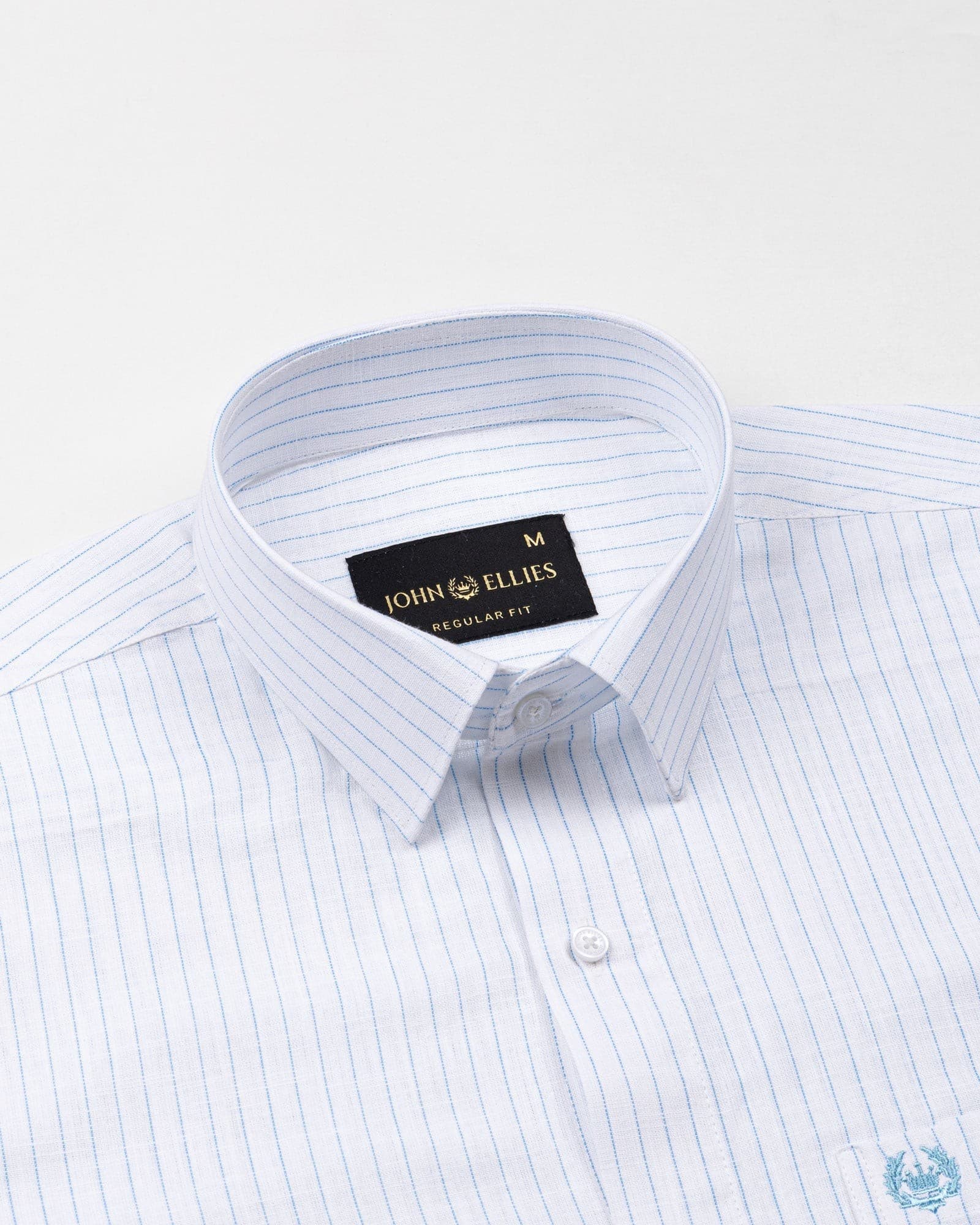 Solak Sky Blue Stripe Linen Shirt