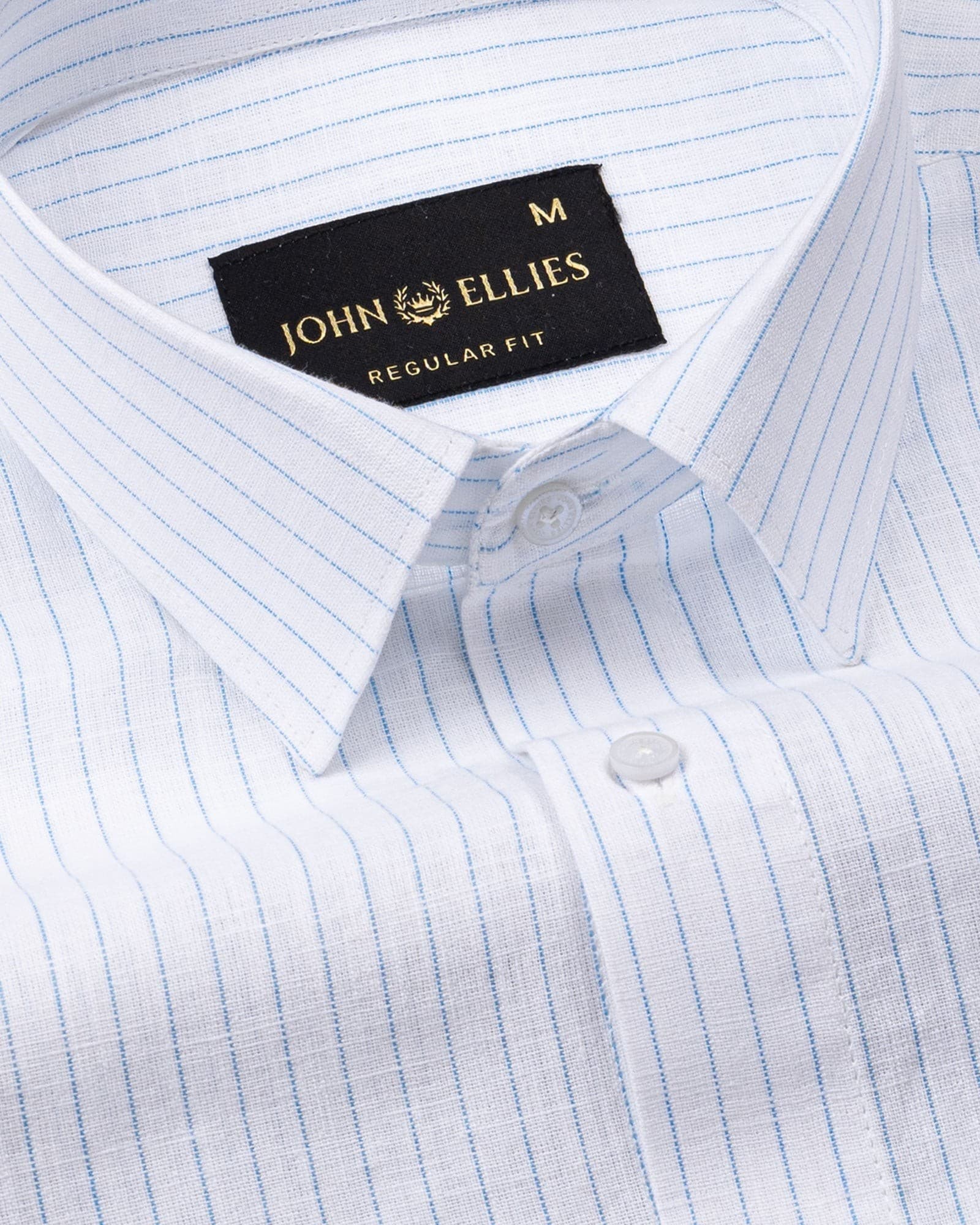 Solak Sky Blue Stripe Linen Shirt