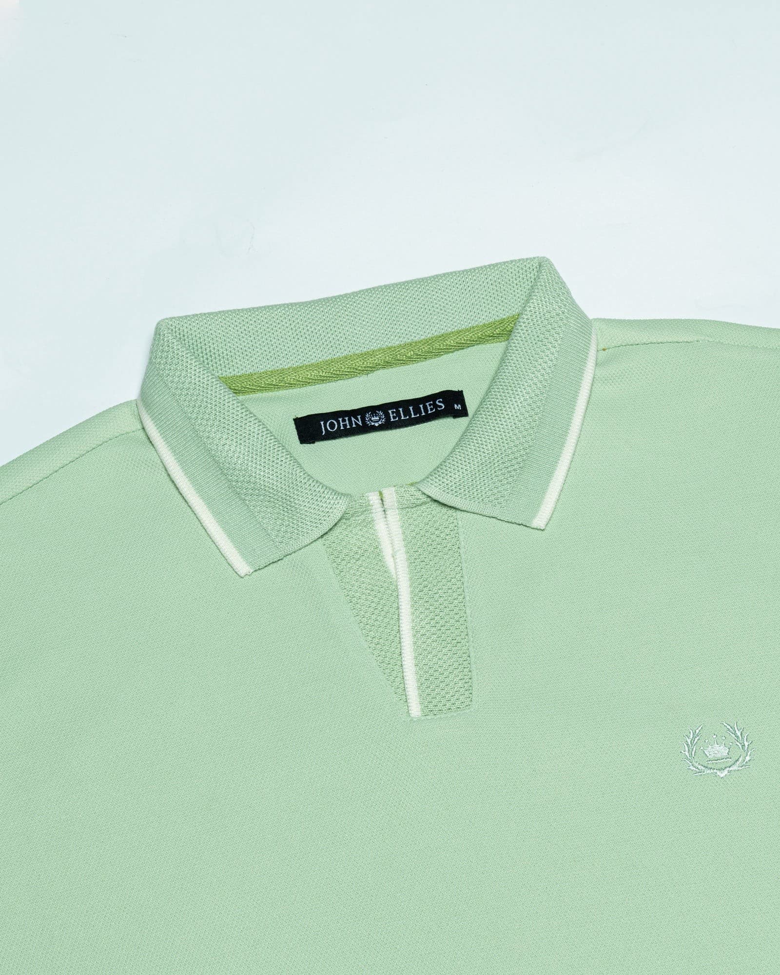 Tensy Soft Lime Cotton Polo T-Shirt