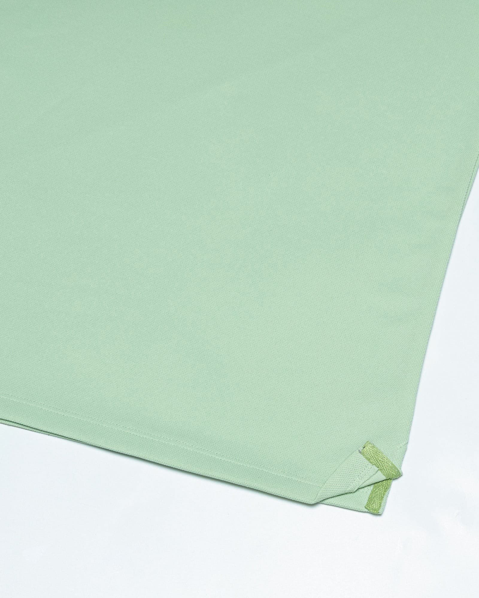 Tensy Soft Lime Cotton Polo T-Shirt
