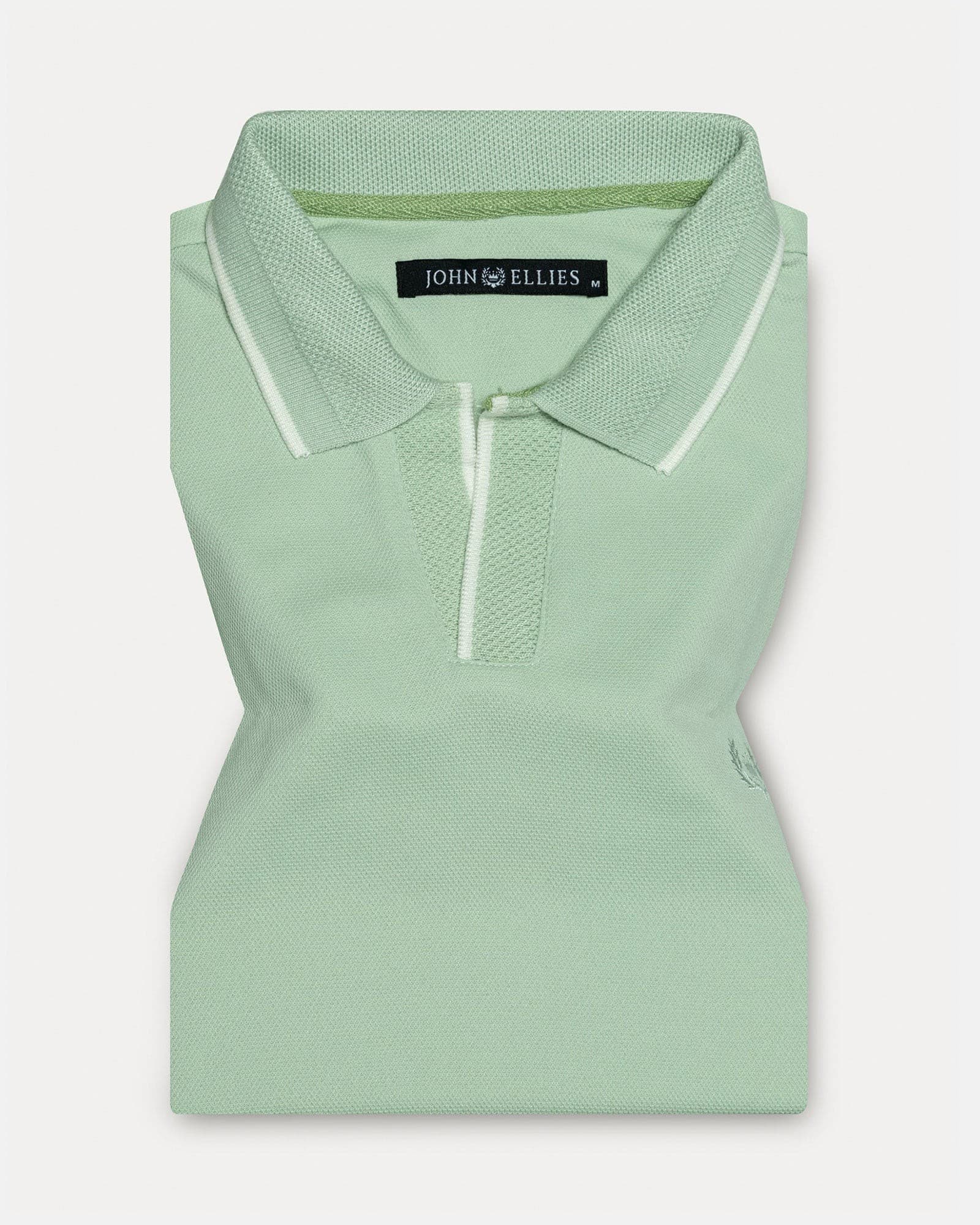 Tensy Soft Lime Cotton Polo T-Shirt