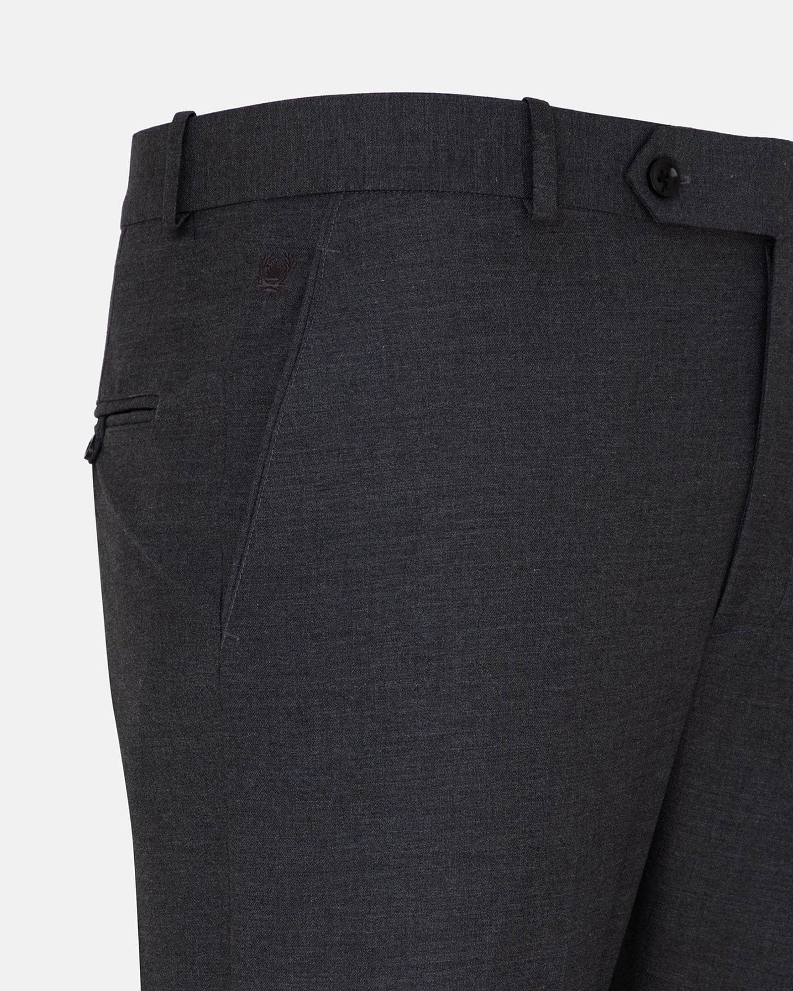 Reson Grey Formal Cotton Pant
