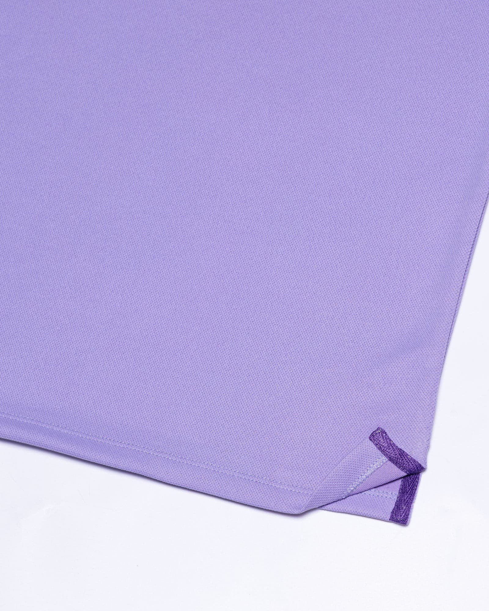 Marfill Lavender Cotton Polo T-Shirt