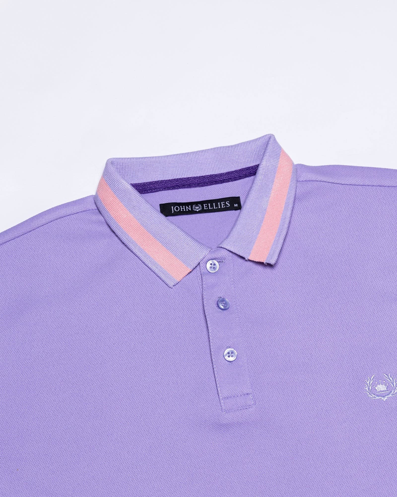 Marfill Lavender Cotton Polo T-Shirt