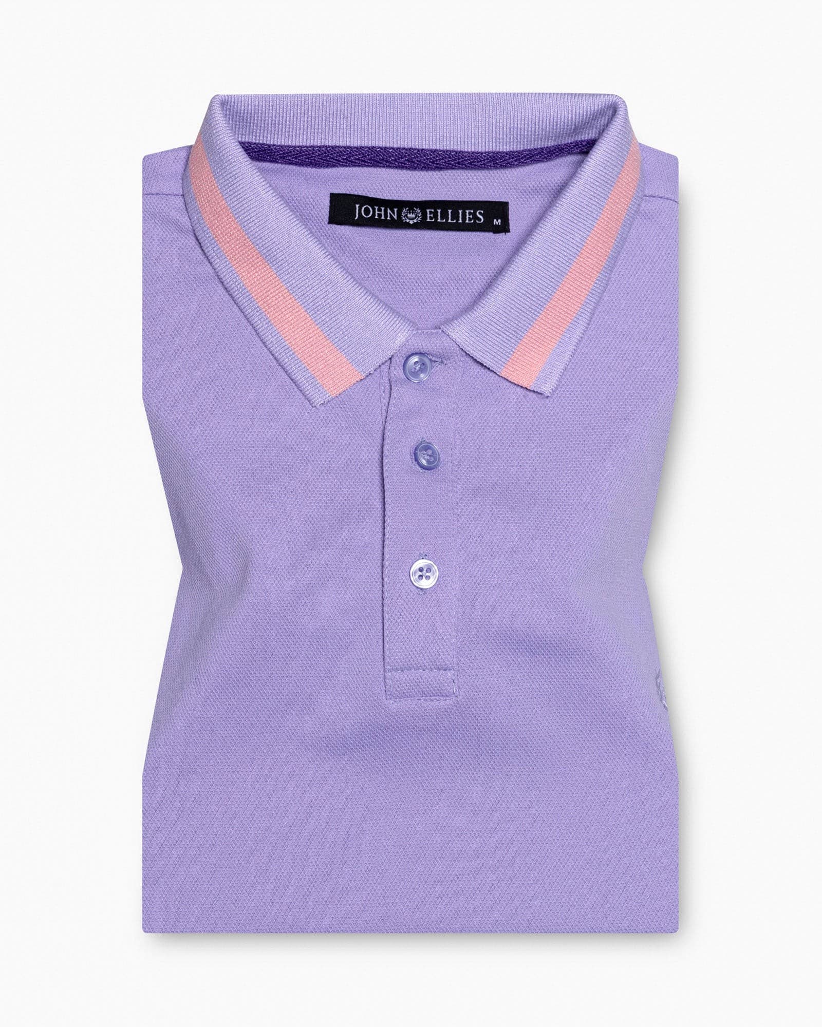 Marfill Lavender Cotton Polo T-Shirt