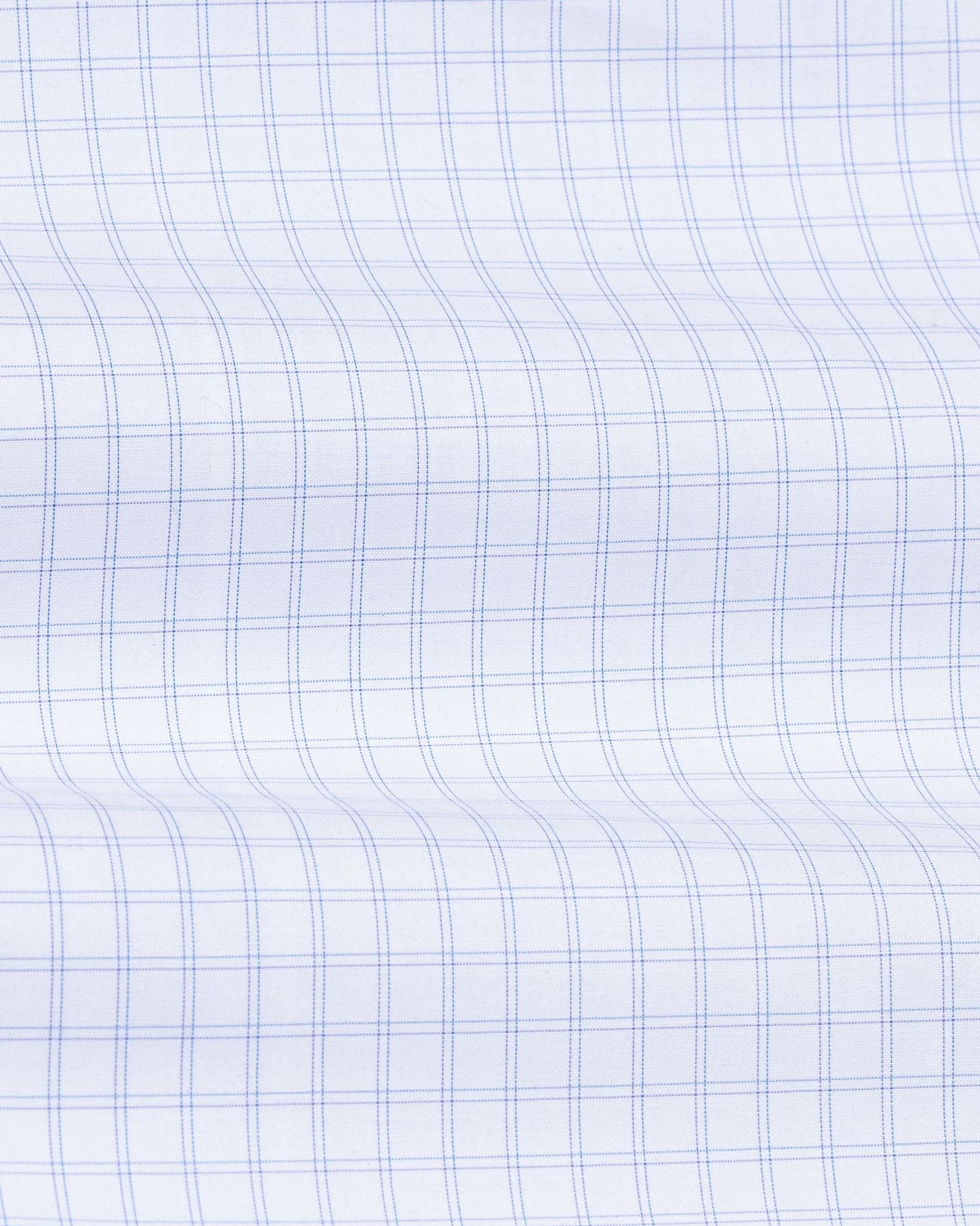 Helston Blue Check Cotton Shirt