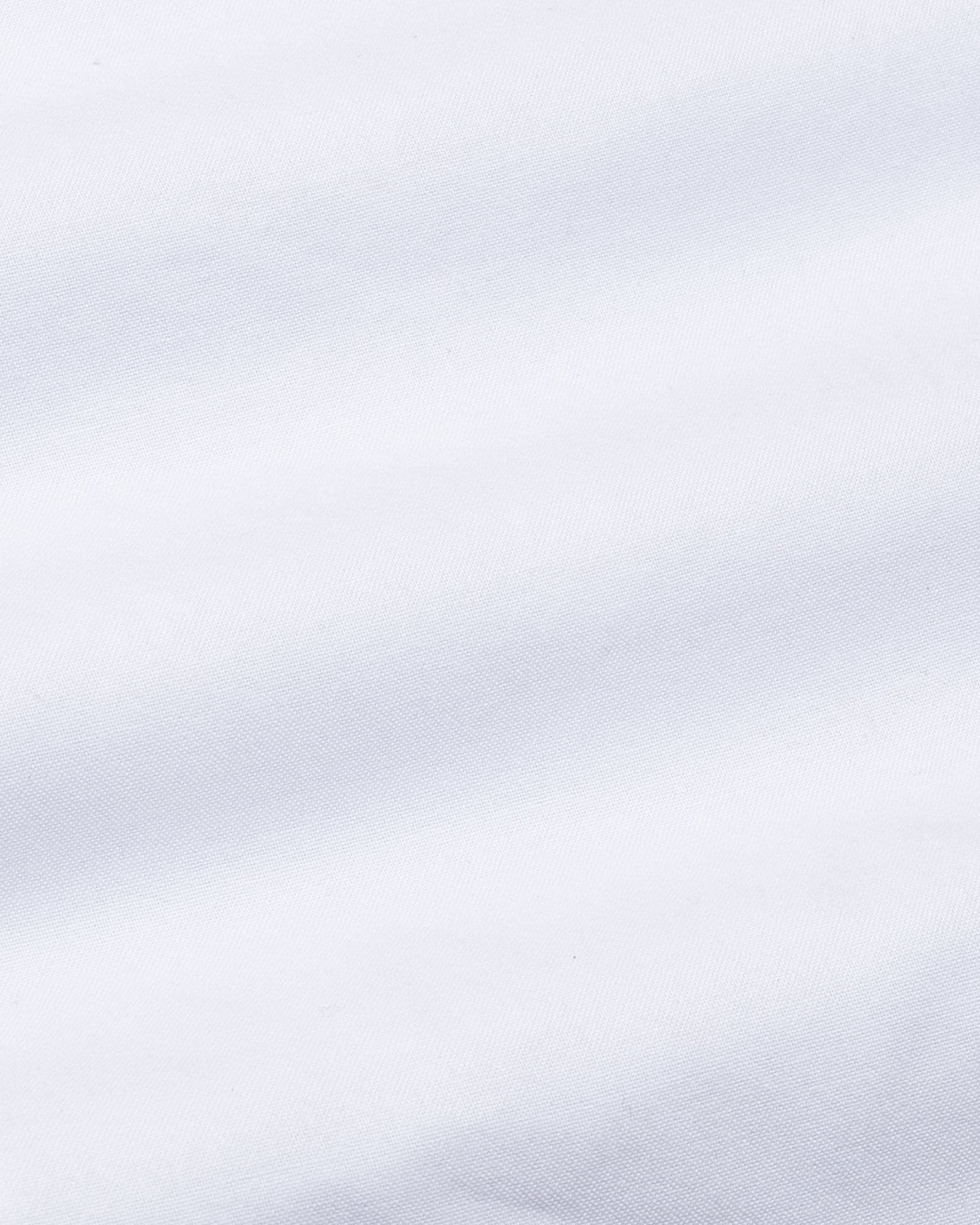 Hicker White Plain Button Down Oxford Cotton Shirt