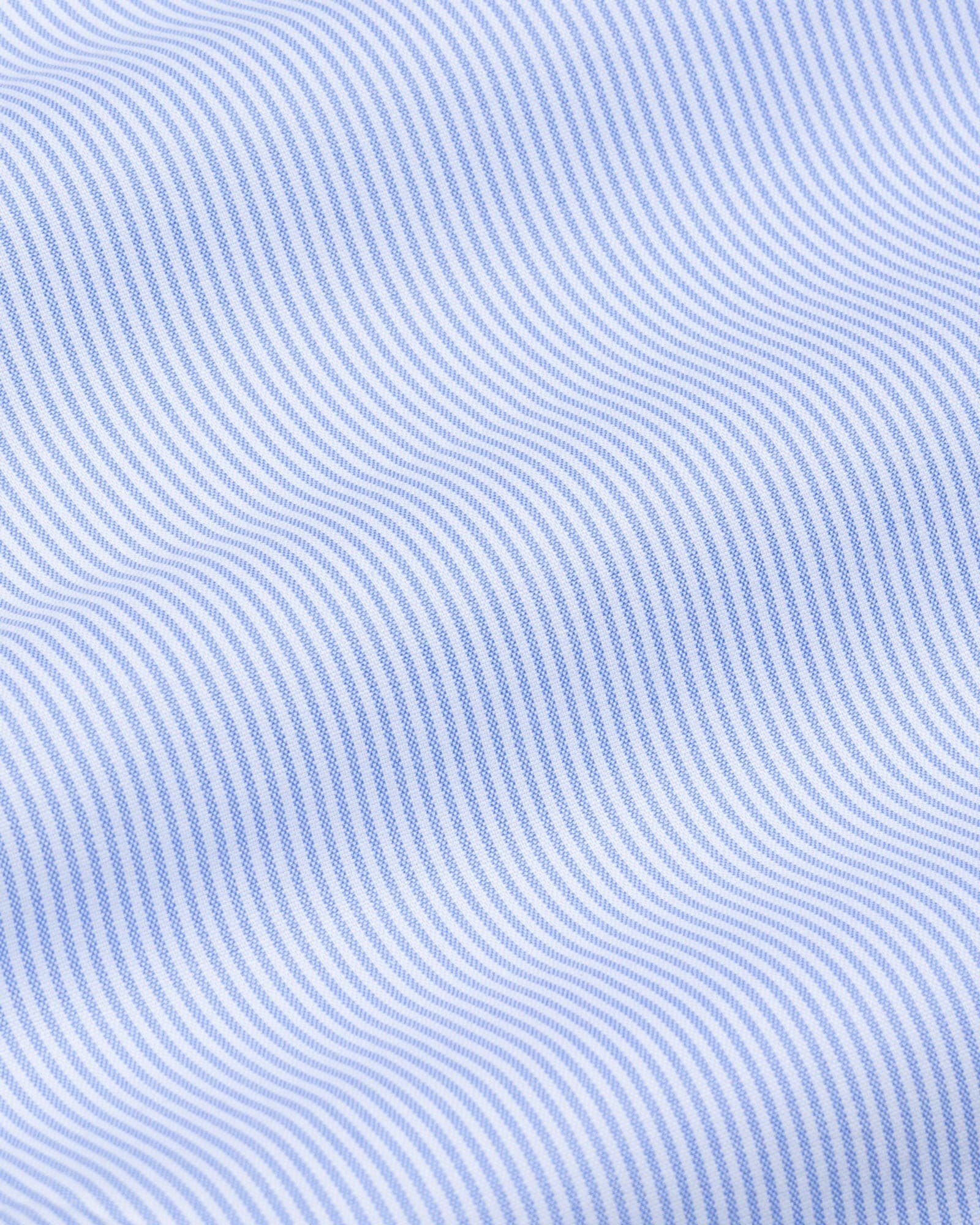 Zanrix Sky Blue Stripe Button Down Oxford Cotton Shirt