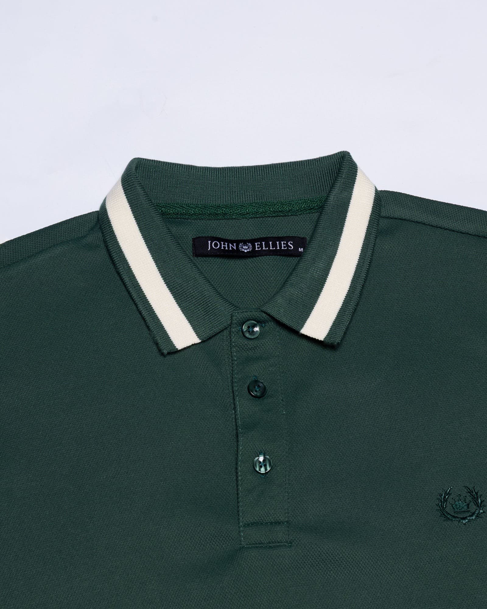 Marfill Green Cotton Polo T-Shirt