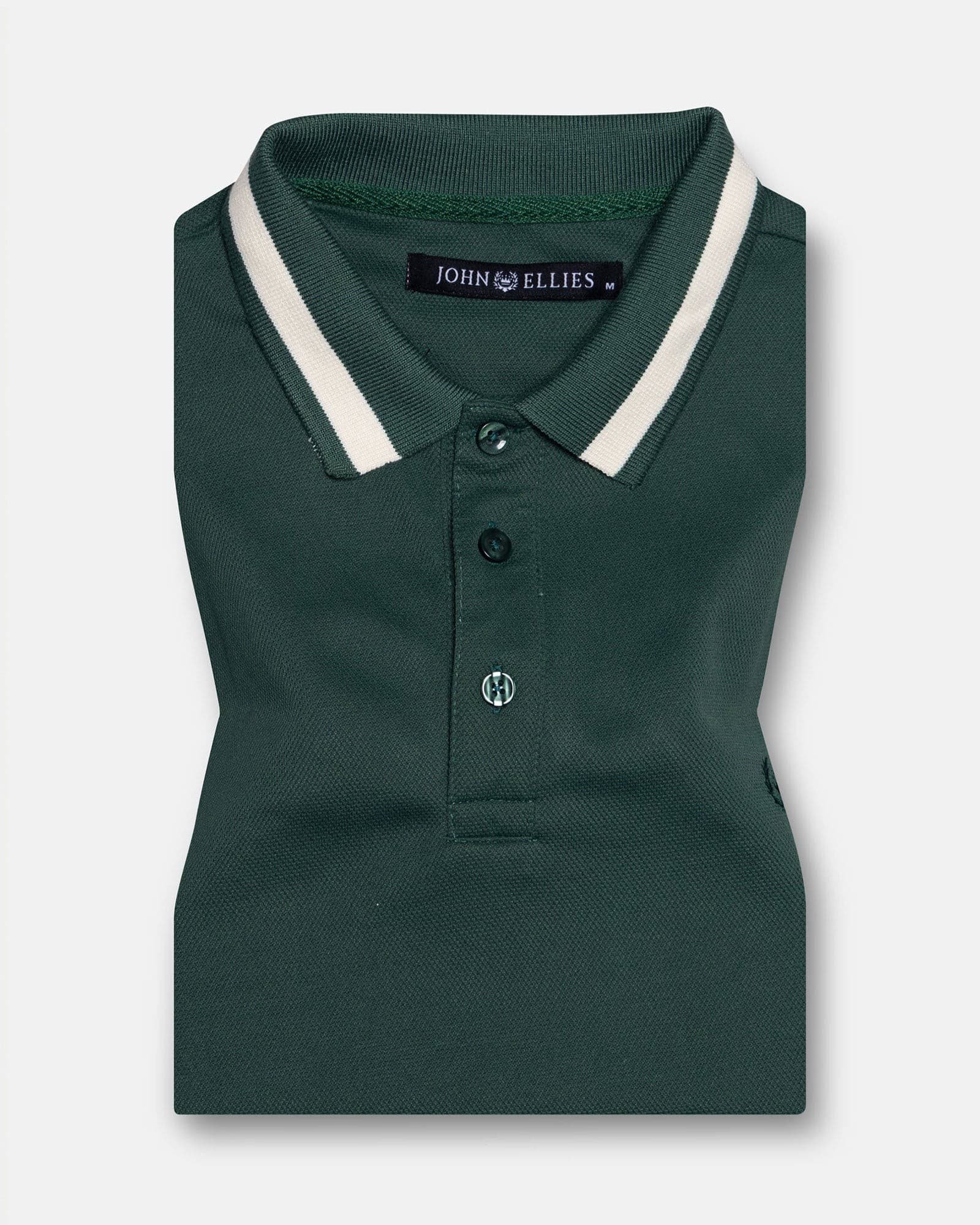 Marfill Green Cotton Polo T-Shirt