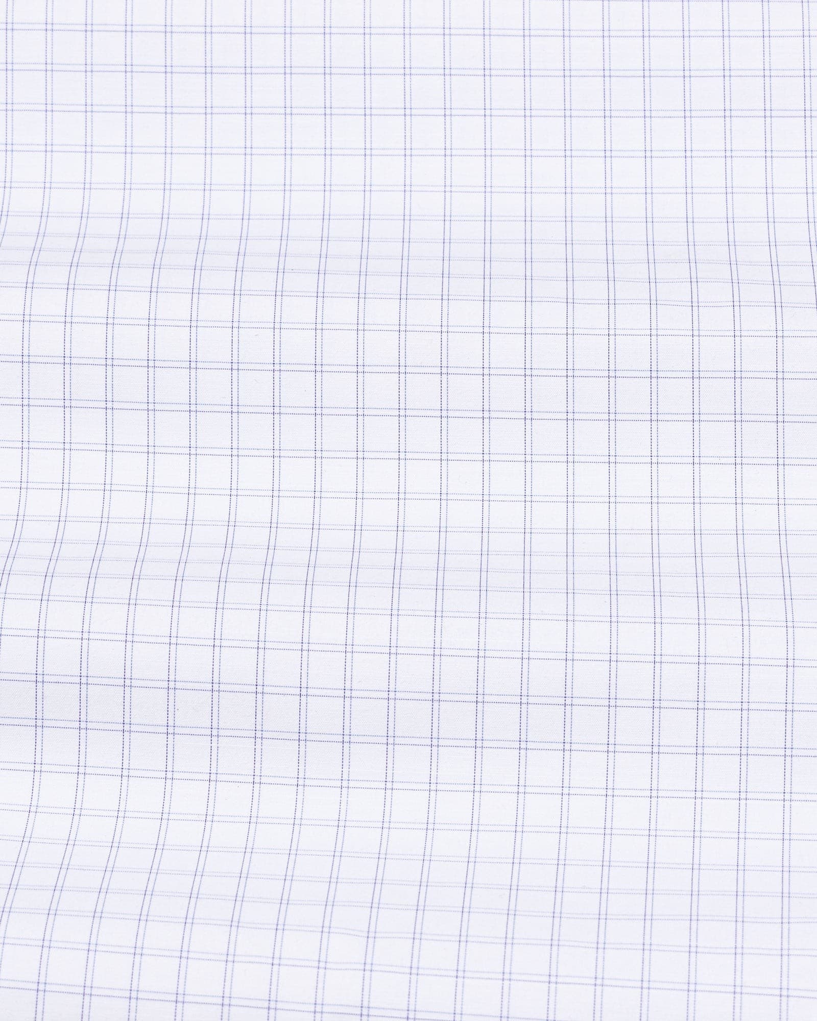 Helston Lavender Check Cotton Shirt