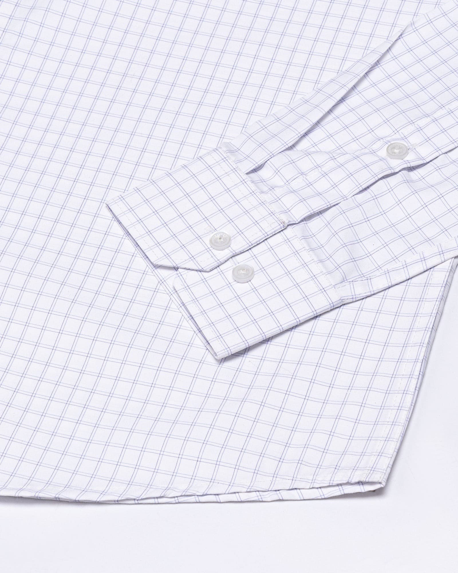 Helston Lavender Check Cotton Shirt