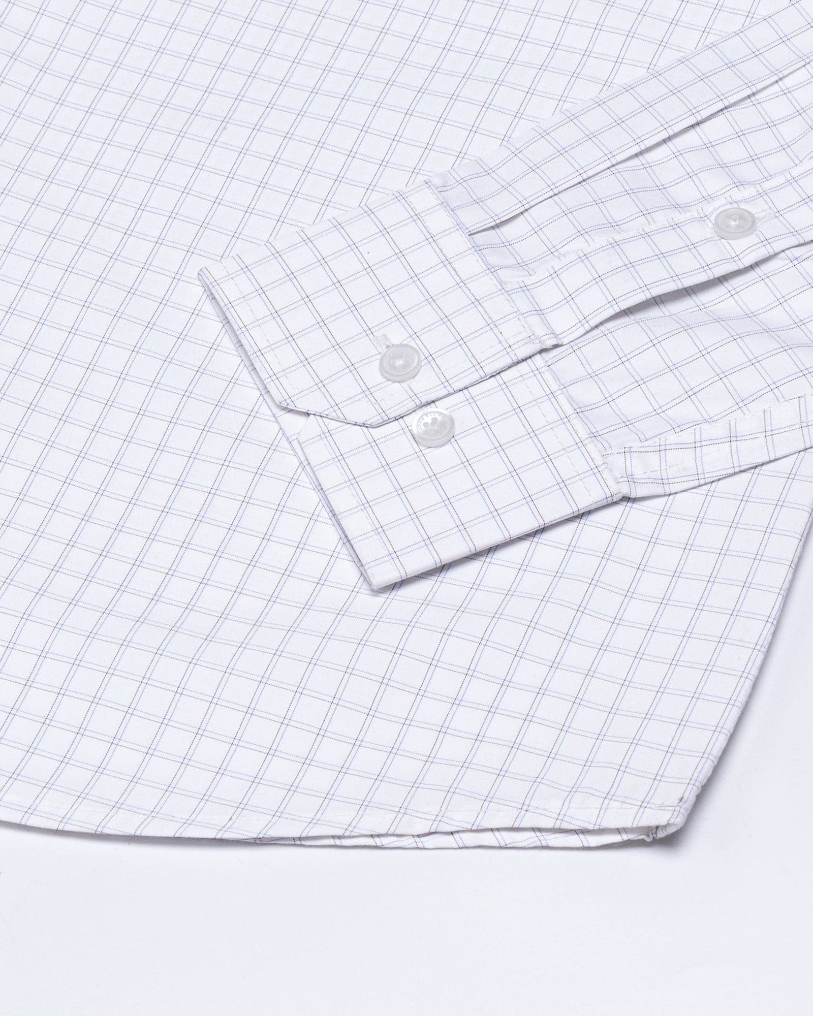Helston Brown Check Cotton Shirt