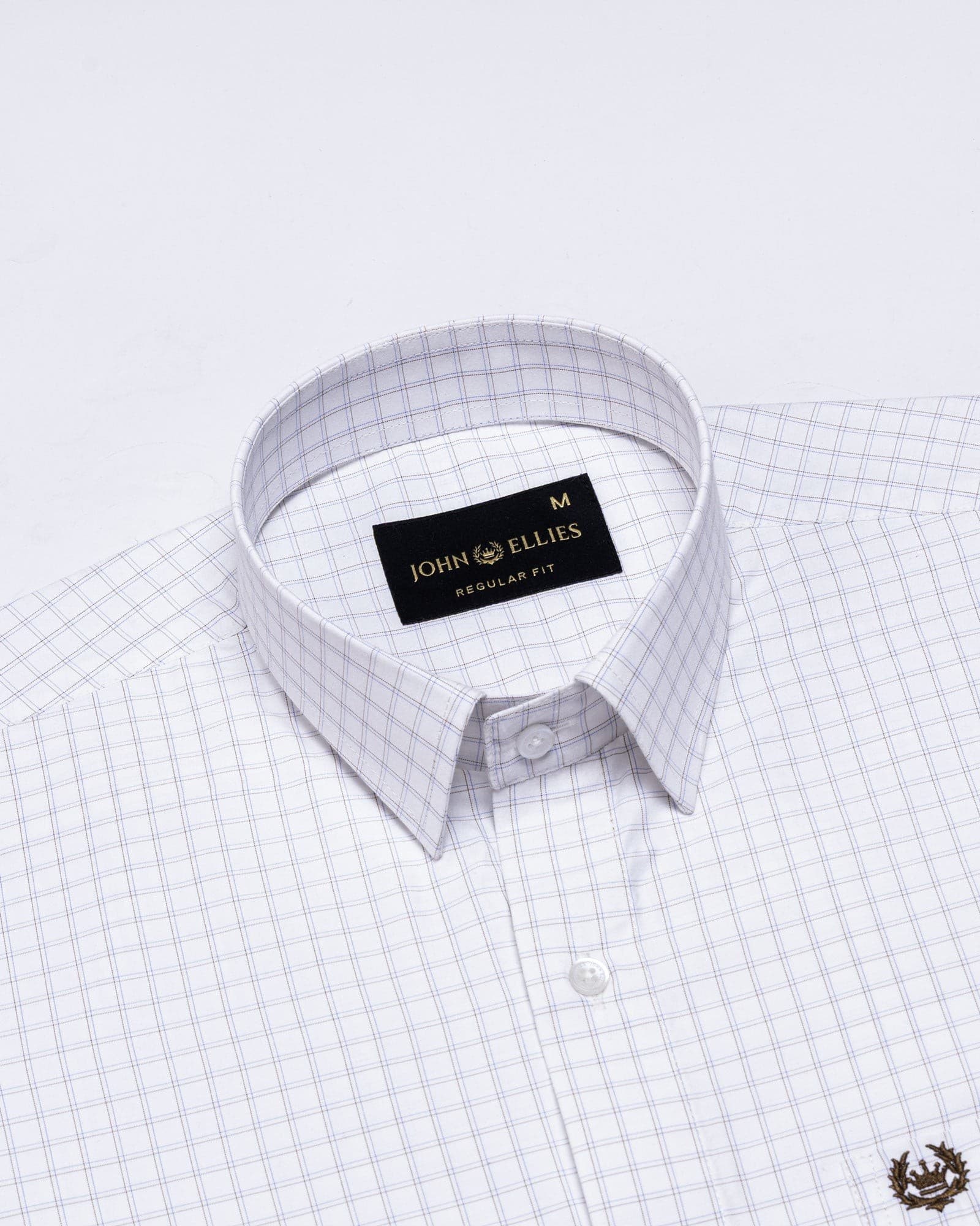 Helston Brown Check Cotton Shirt