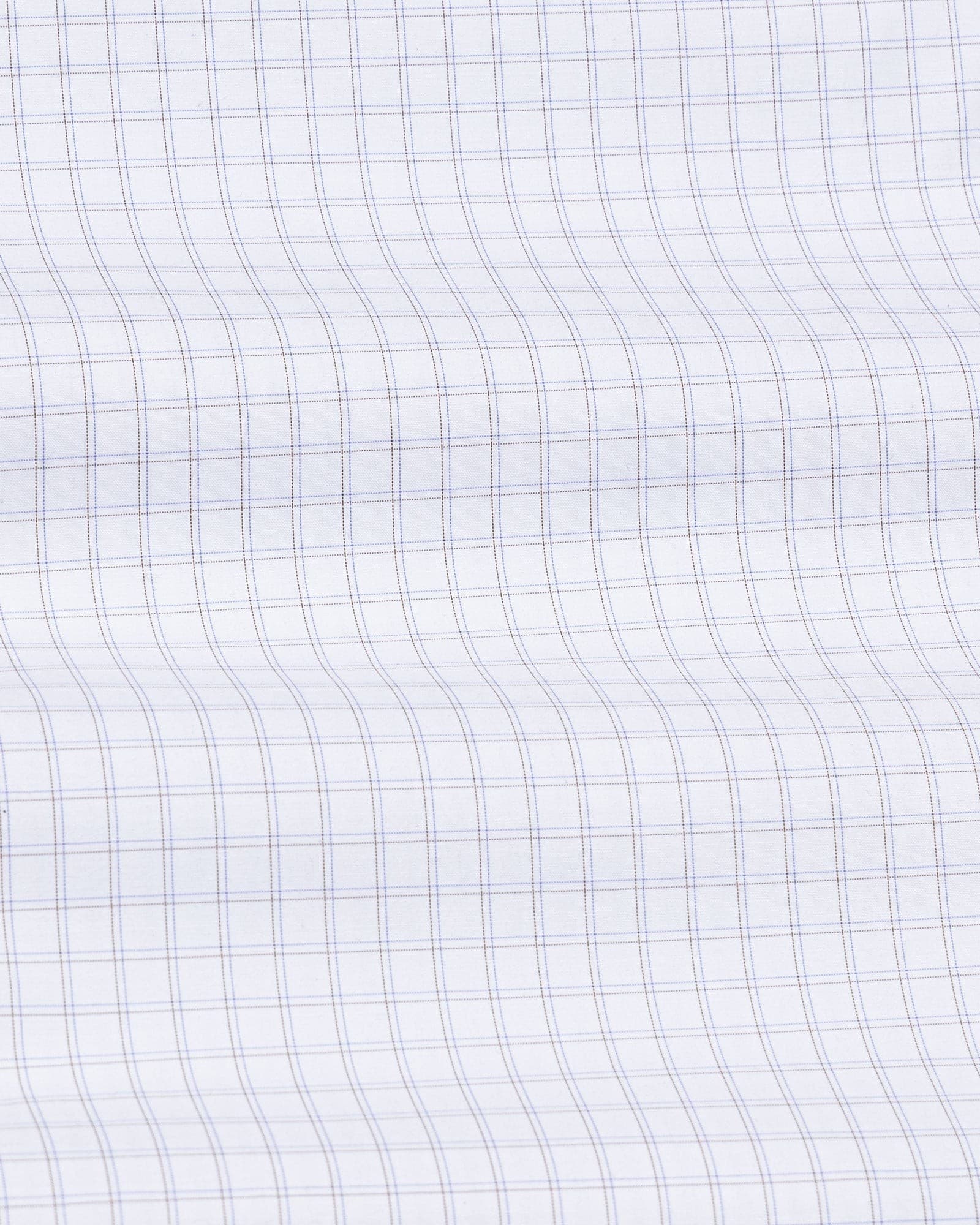 Helston Brown Check Cotton Shirt