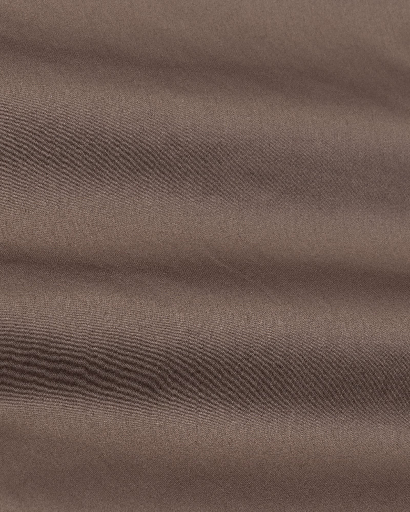 Arden Coffee Plain Mandarin Giza Cotton Shirt
