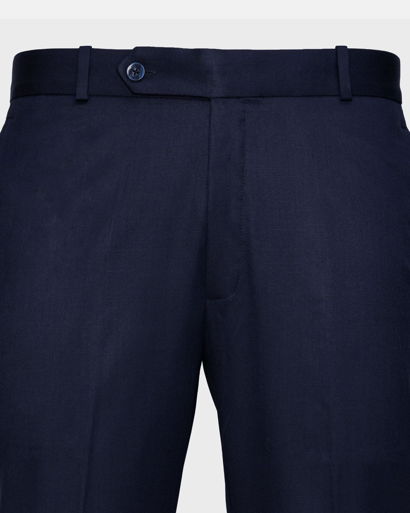 Canes Navy Blue Plain Formal Cotton Pant