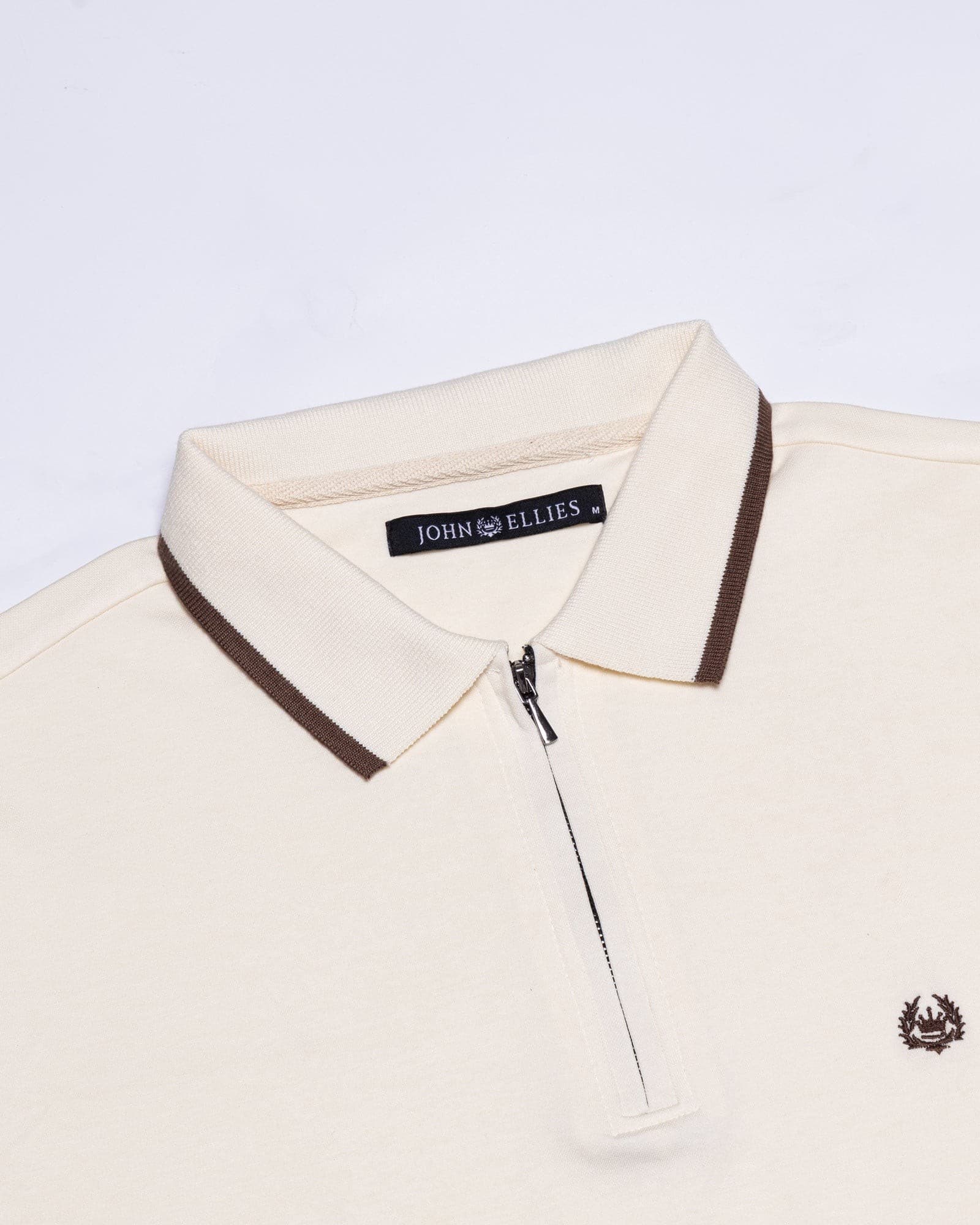 Kord Cream Cotton Polo T-Shirt