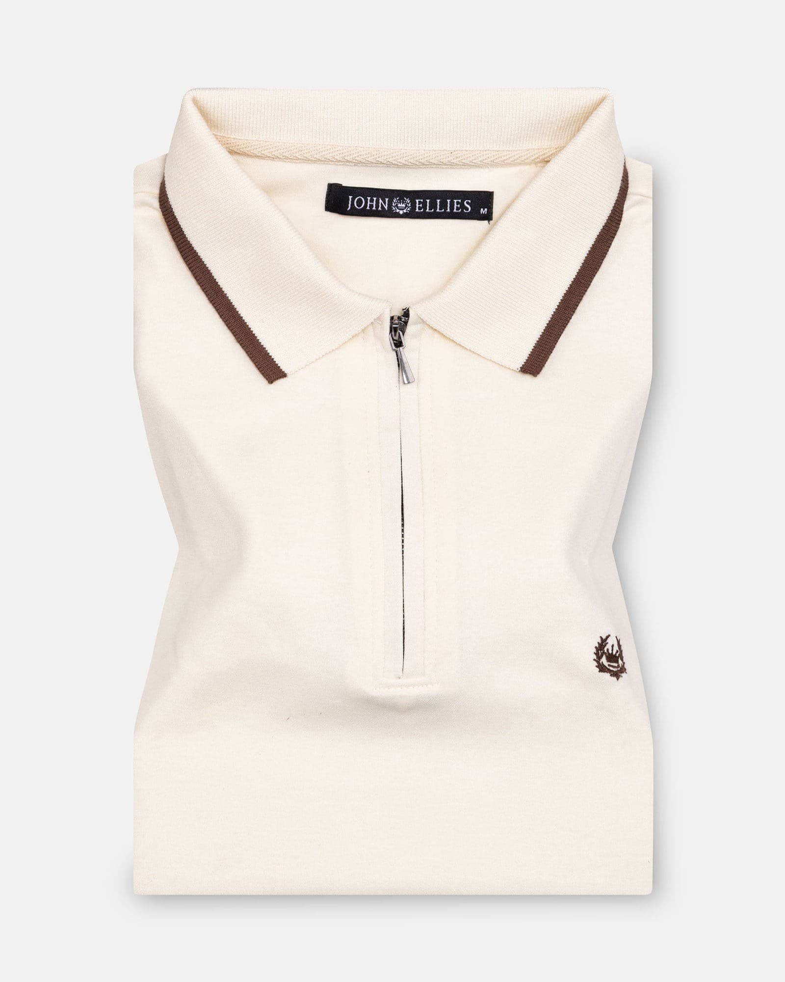 Kord Cream Cotton Polo T-Shirt