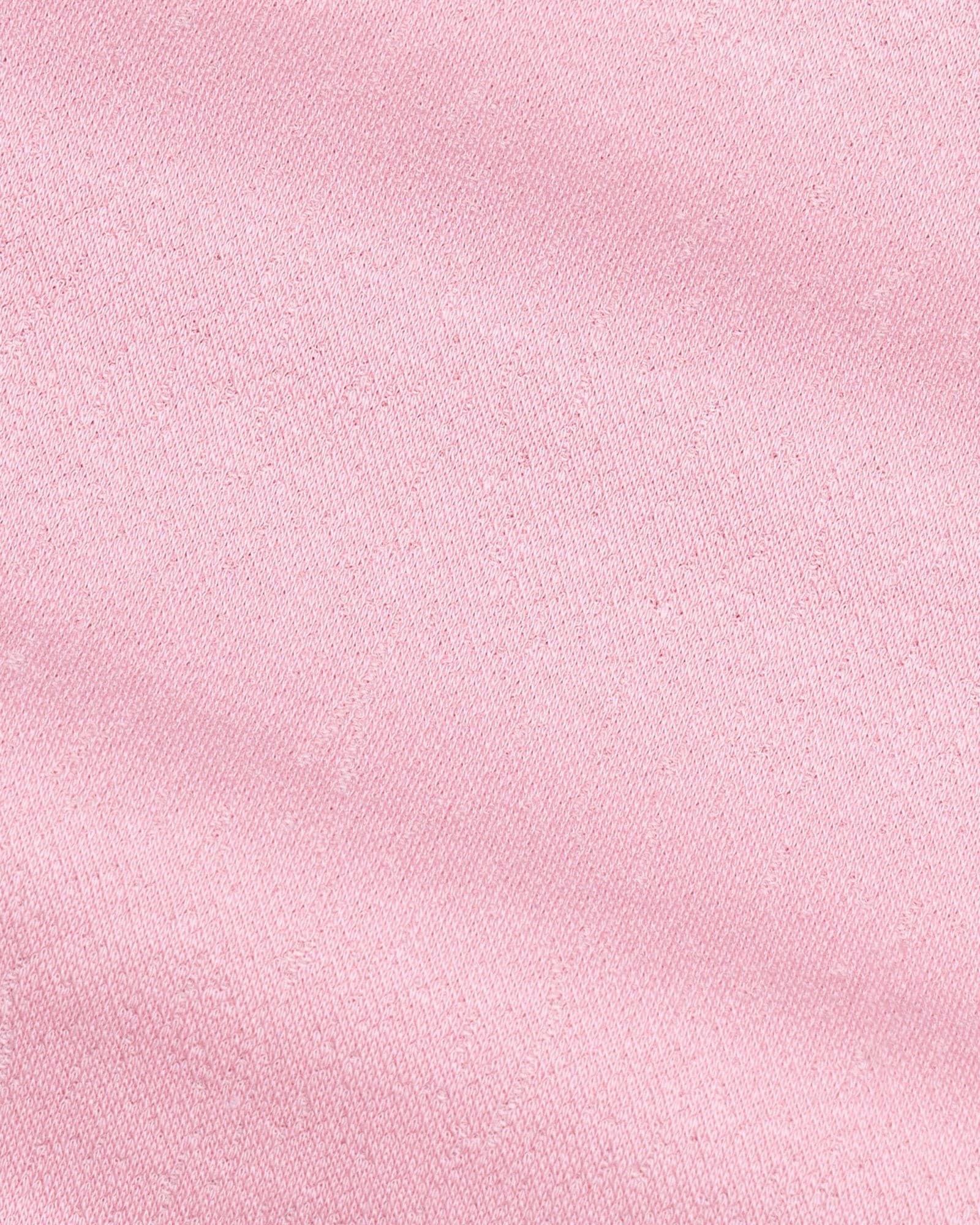 Persien Soft Pink Cotton Textured Polo T-Shirt