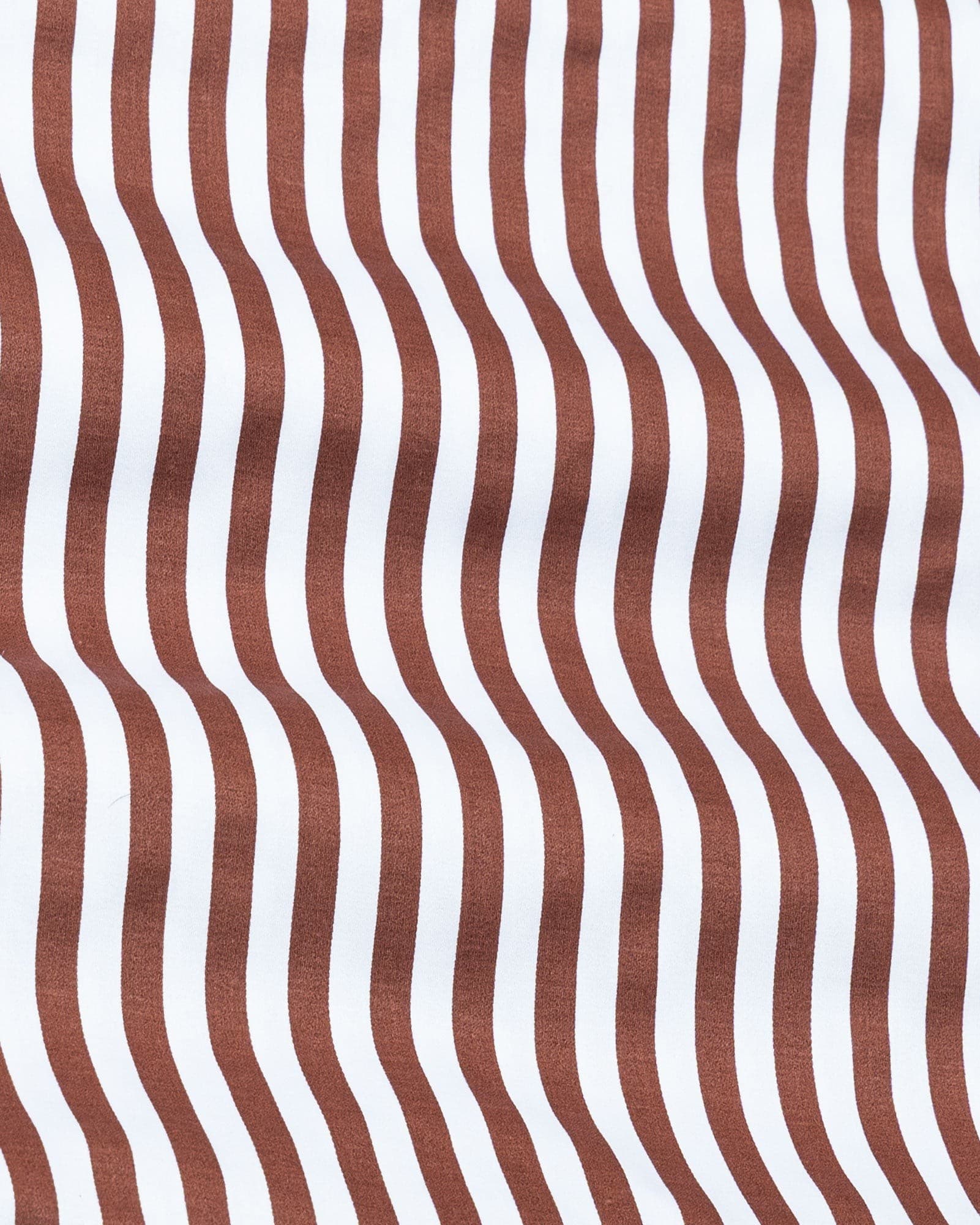 Sidex Brown Stripes Premium Cotton Shirt