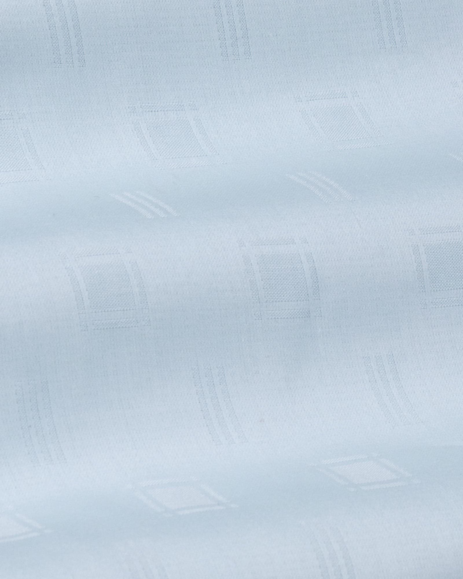Agnes Sky Blue Textured Cotton Shirt