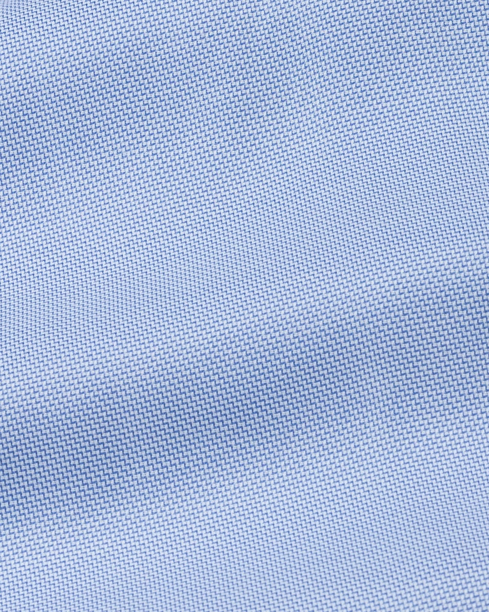 Marcell Blue Textured Cutaway Cotton Shirt