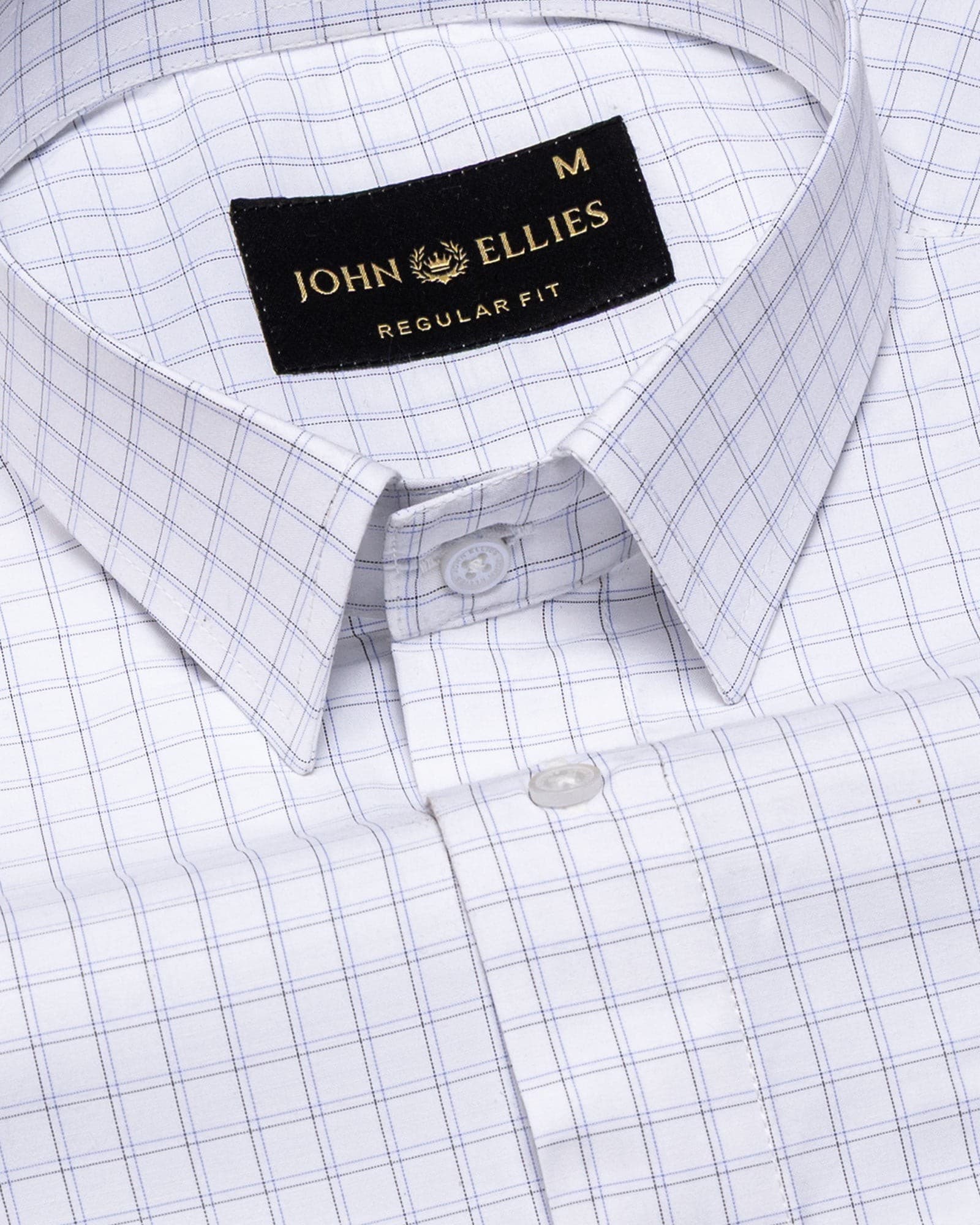 Helston Black Check Cotton Shirt