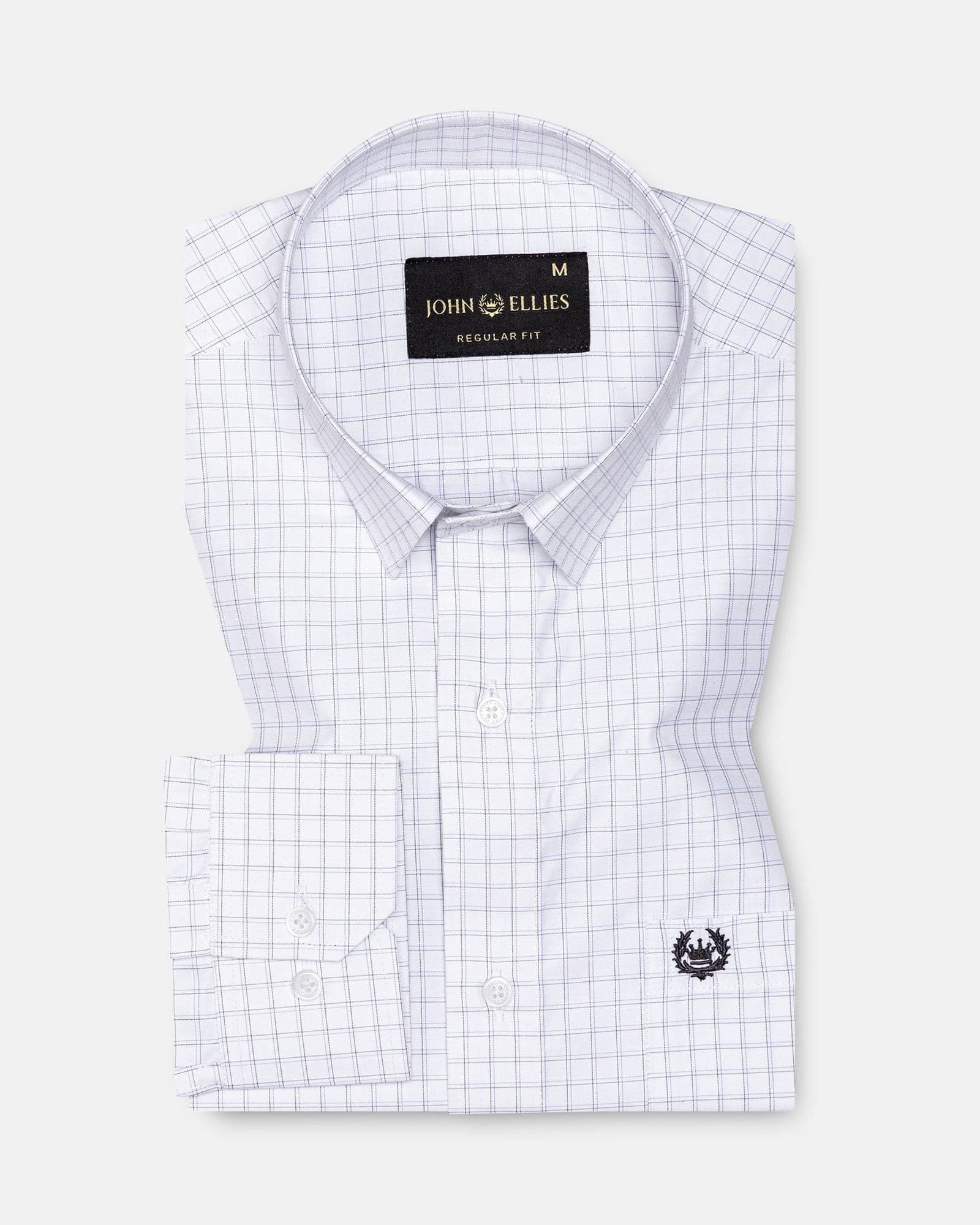 Helston Black Check Cotton Shirt