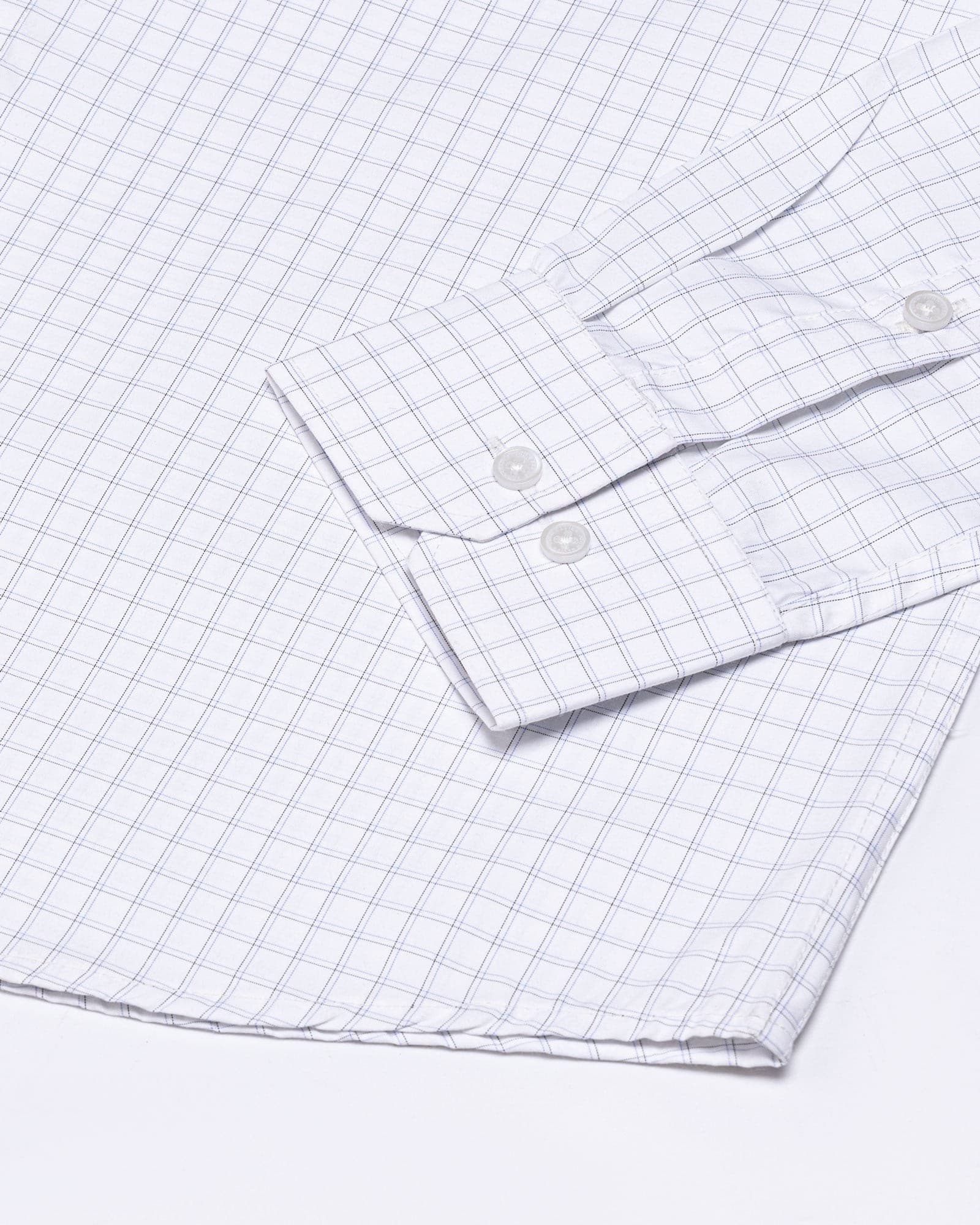 Helston Black Check Cotton Shirt