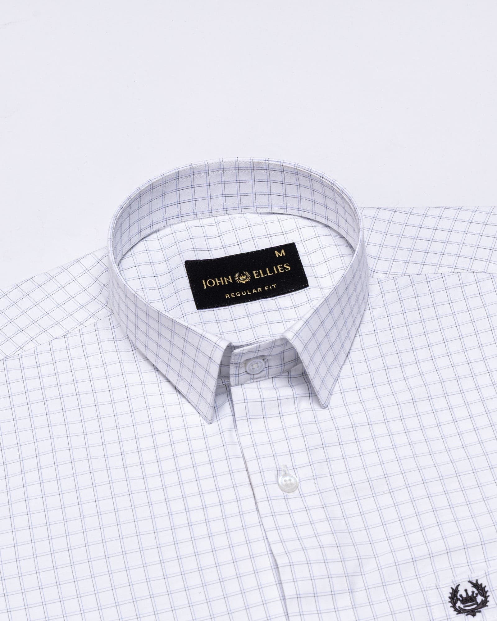 Helston Black Check Cotton Shirt