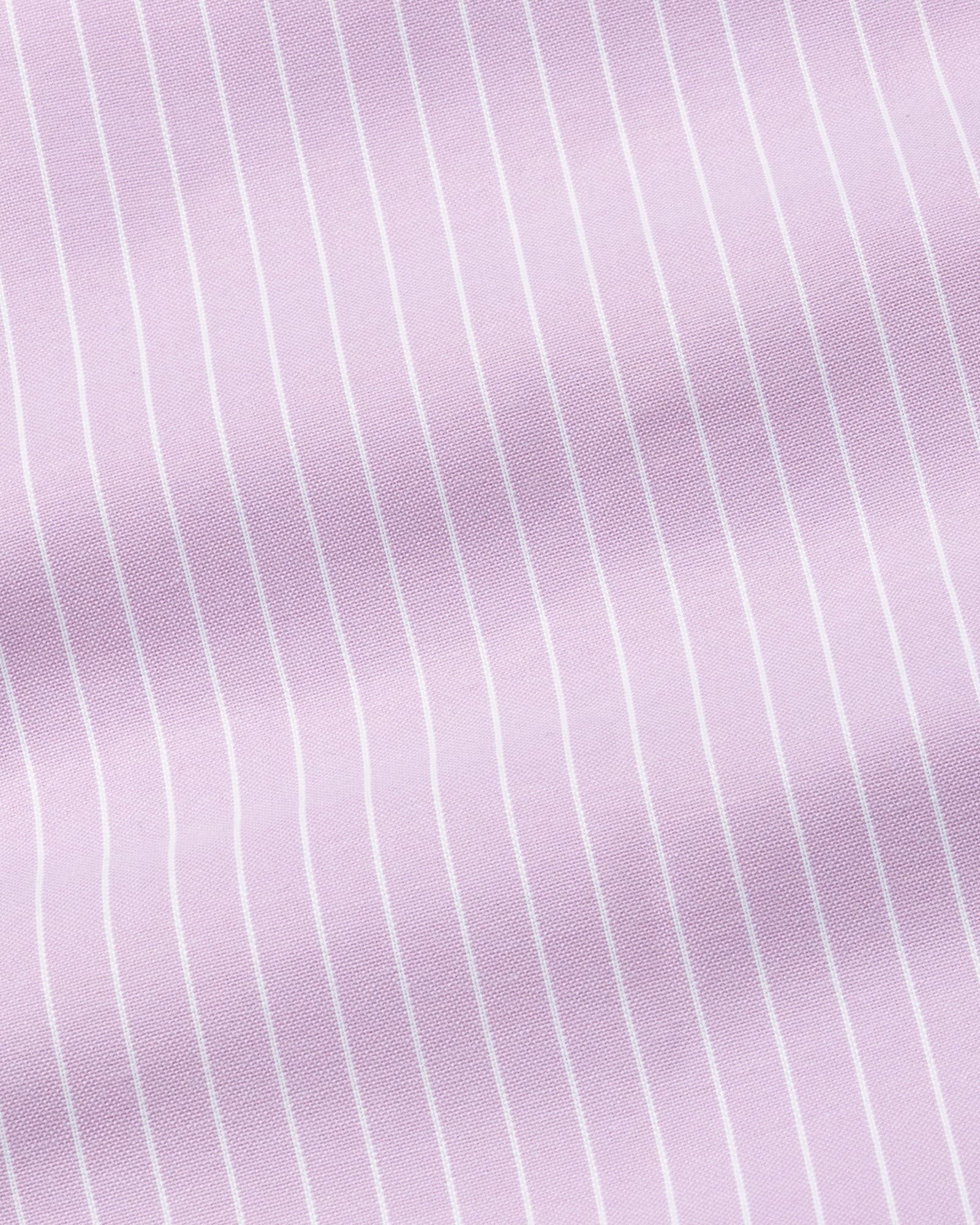 Seashel Pink Stripe Button Down Oxford Cotton Shirt