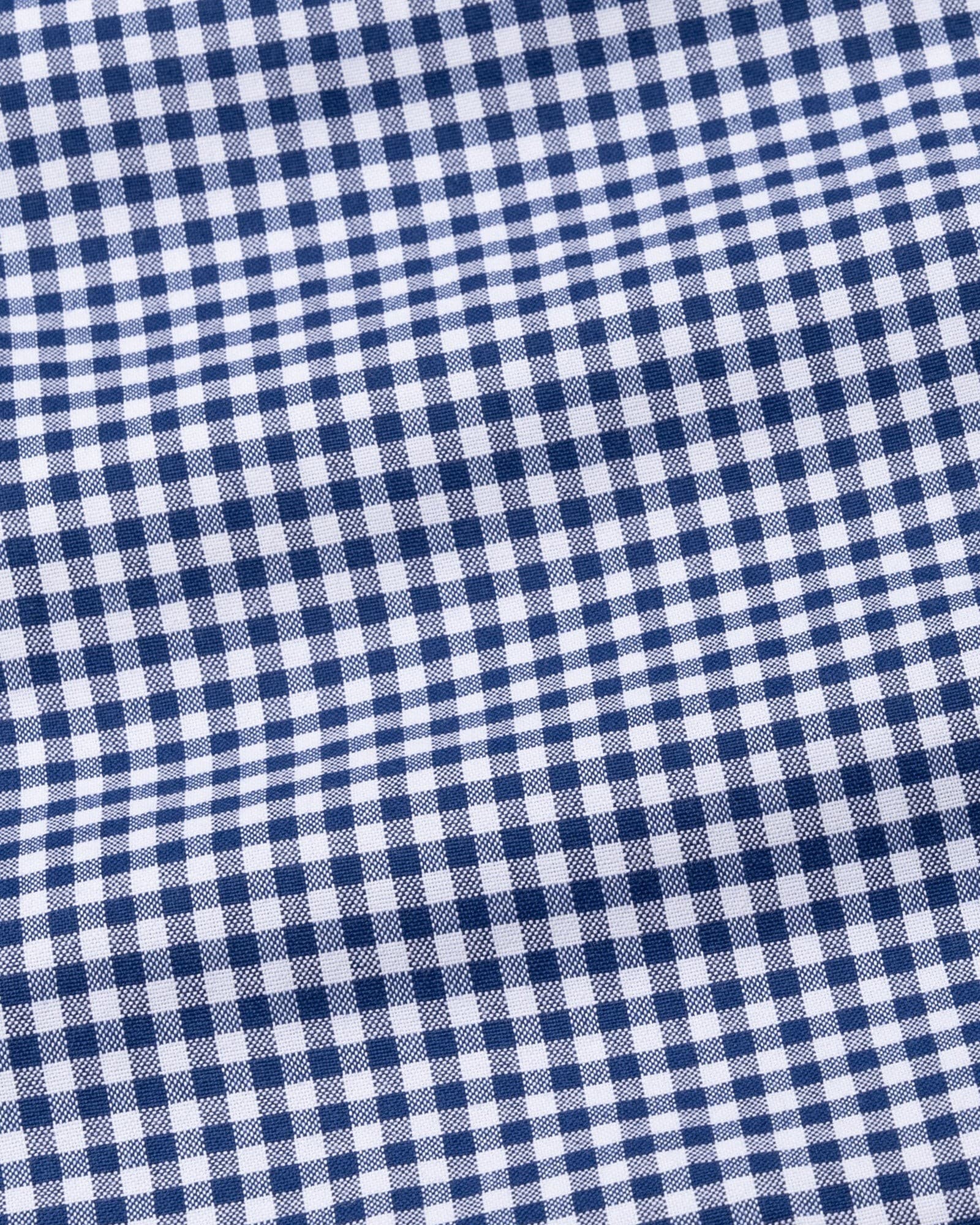 Prascot Navy Blue Check Oxford Cotton Shirt