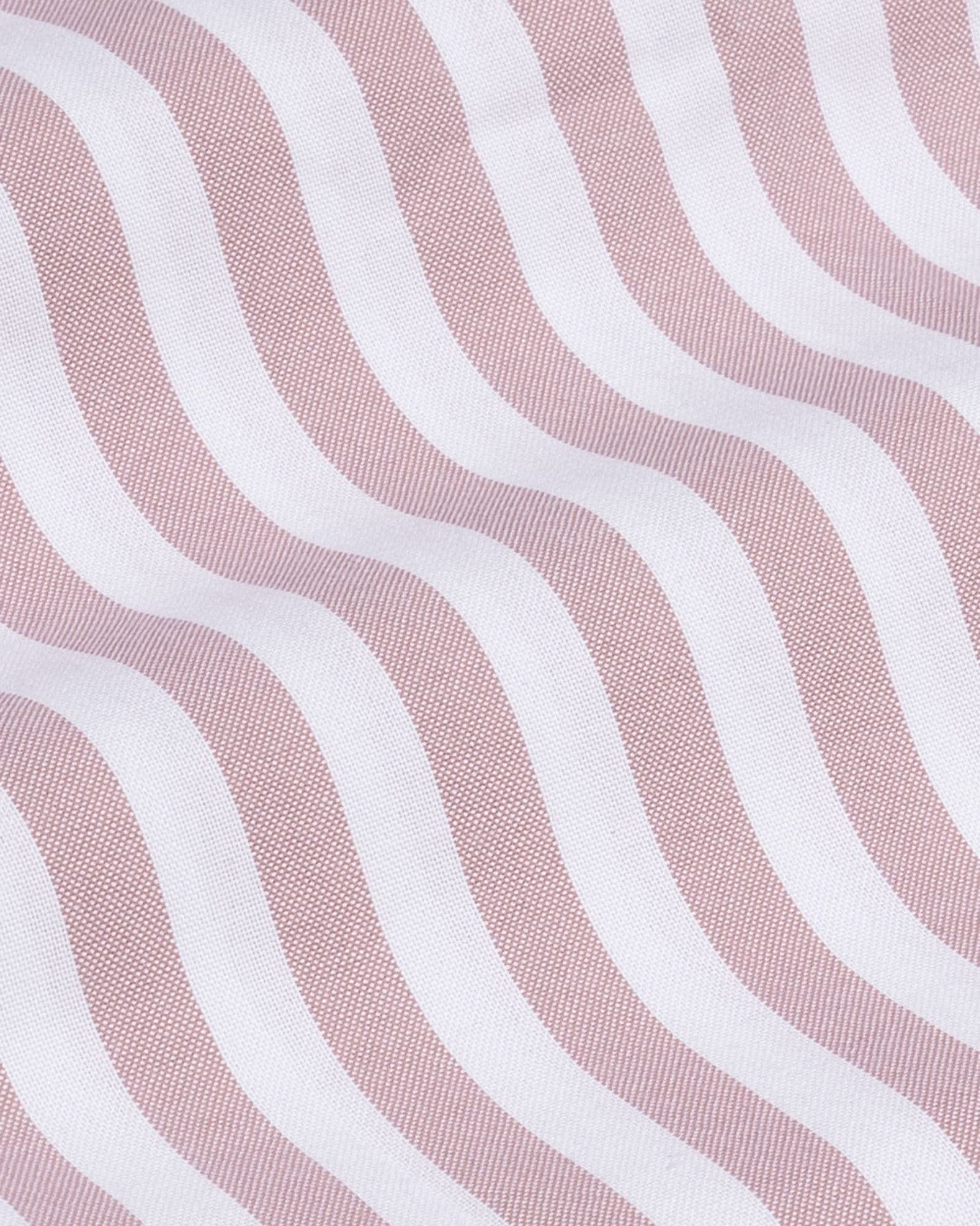 Layt Pink Stripes Oxford Cotton Shirt