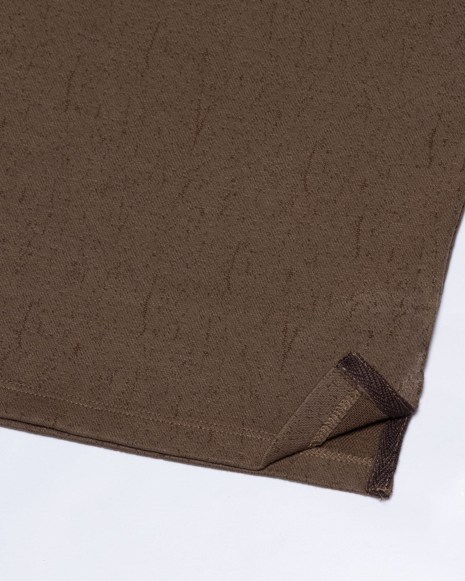 Persien Brown Cotton Textured Polo T-Shirt