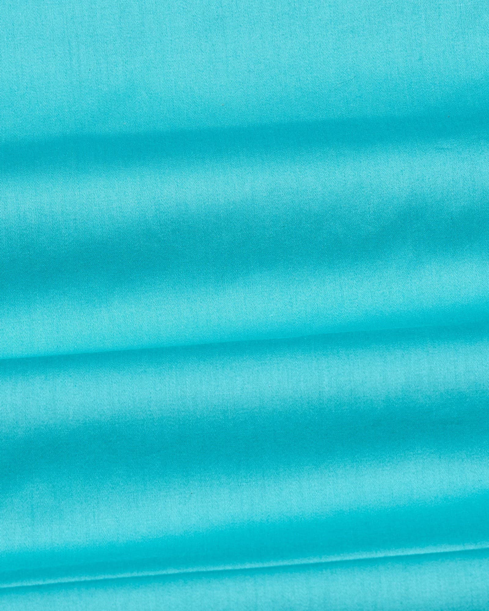 Griphen Cyan Plain Button Down Cotton Shirt